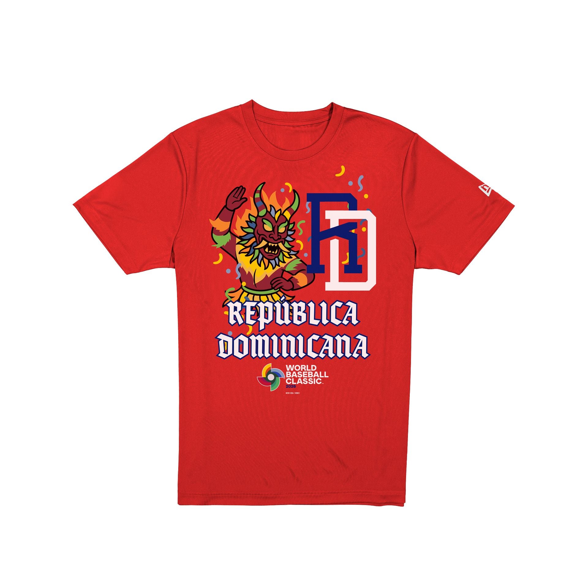 Dominican Republic 2026 World Baseball Classic Scarlet T-Shirt