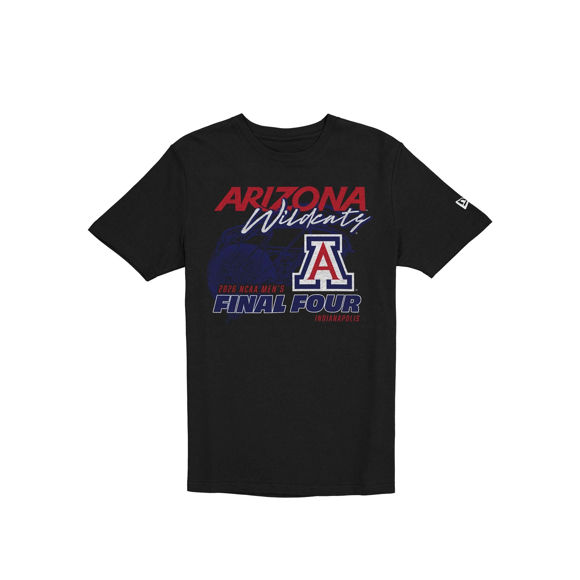 Arizona Wildcats 2026 Ncaa Men's Final Four Black T-Shirt