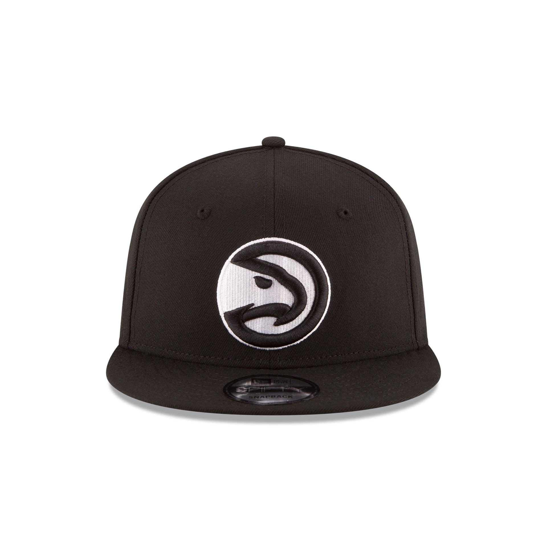 Alternative view of Atlanta Hawks Basic Black & White 9Fifty Snapback Hat