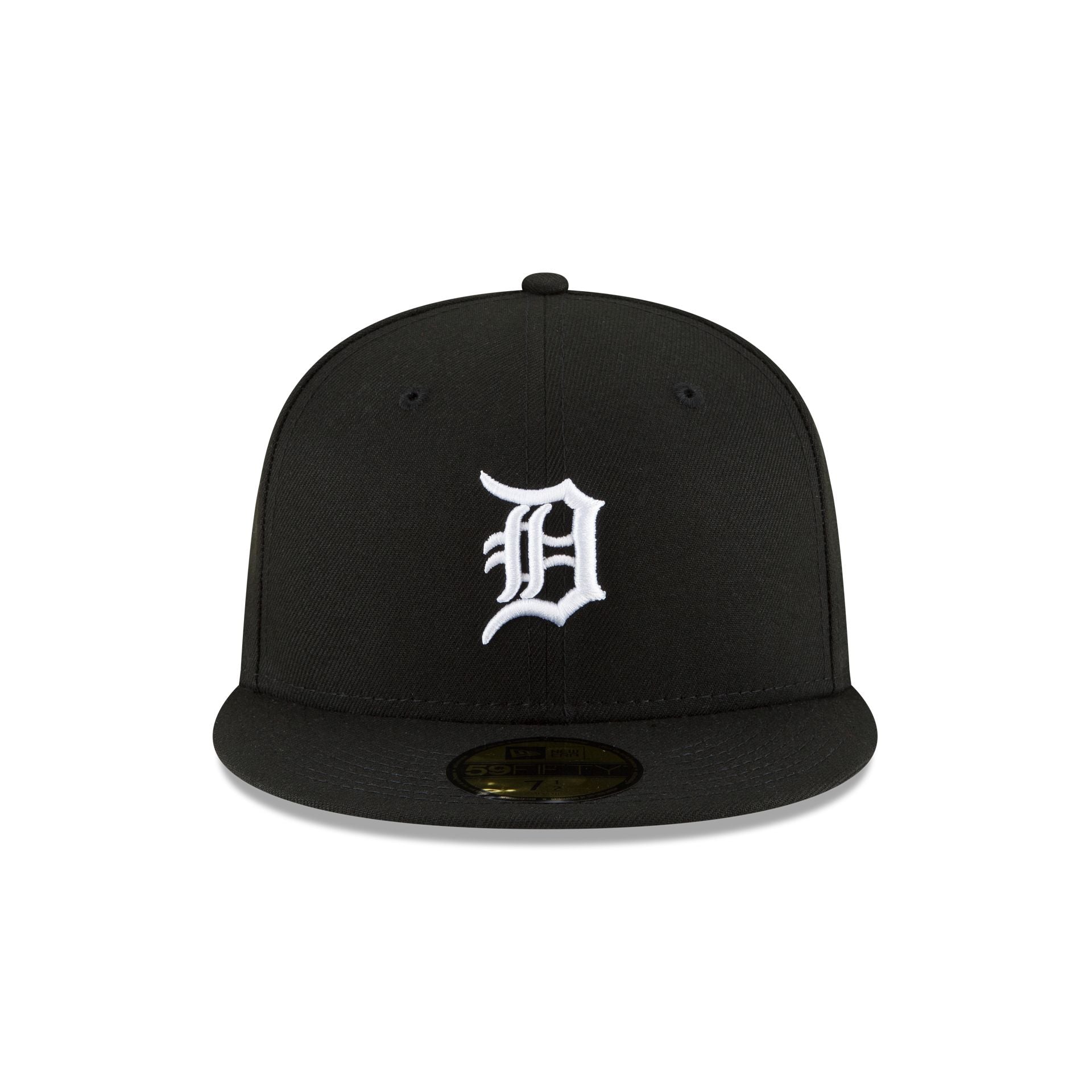 Detroit Tigers Basic Black And White 59Fifty Fitted Hat - Image 2