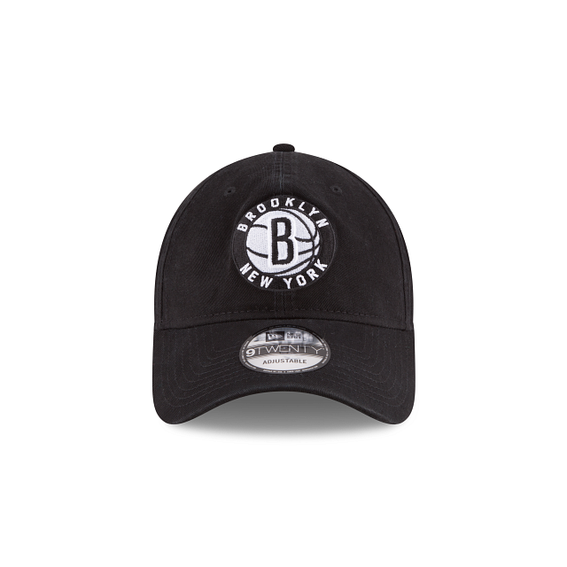 Alternative view of Brooklyn Nets Core Classic Black 9Twenty Adjustable Hat