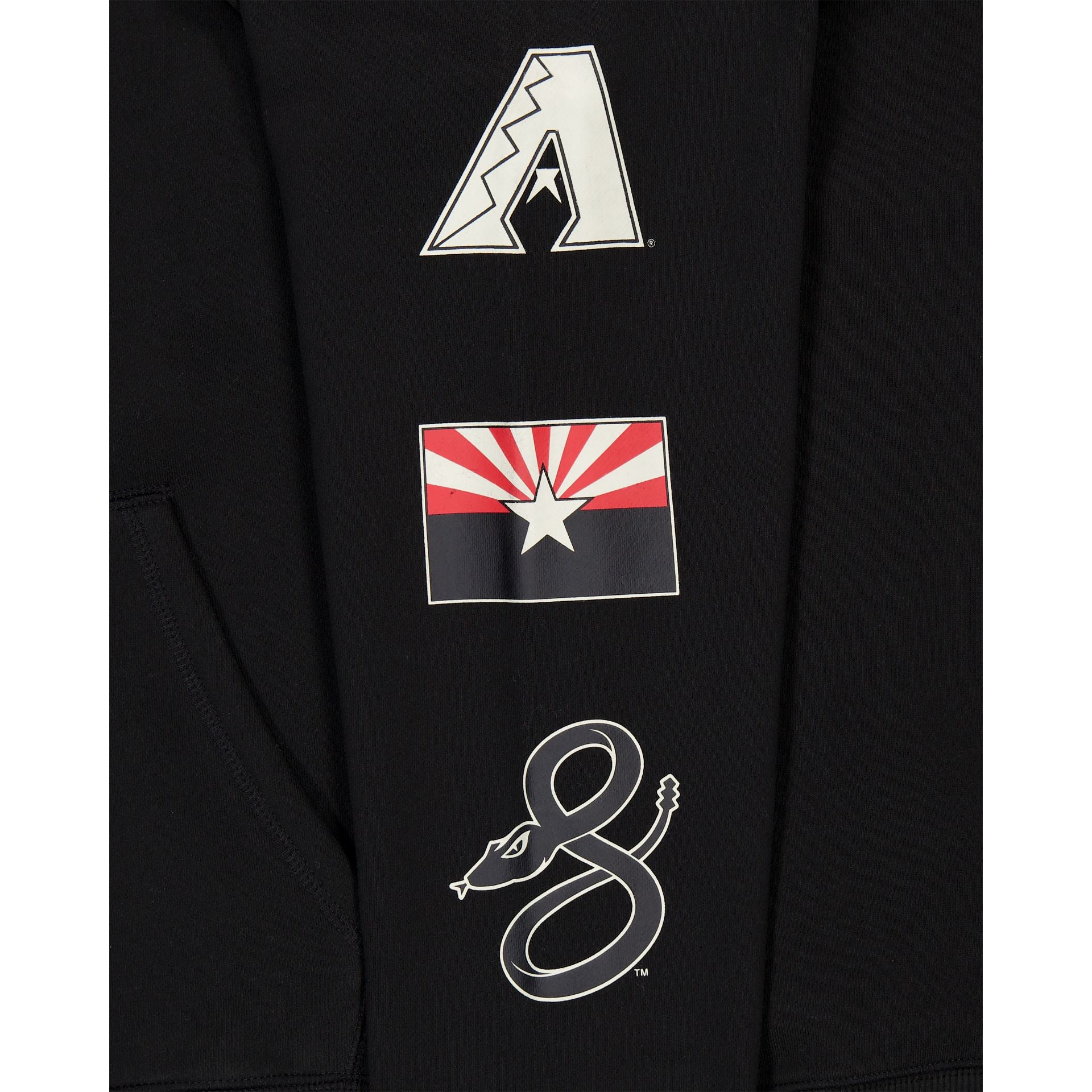 Arizona Diamondbacks City Connect Black Hoodie - Image 4