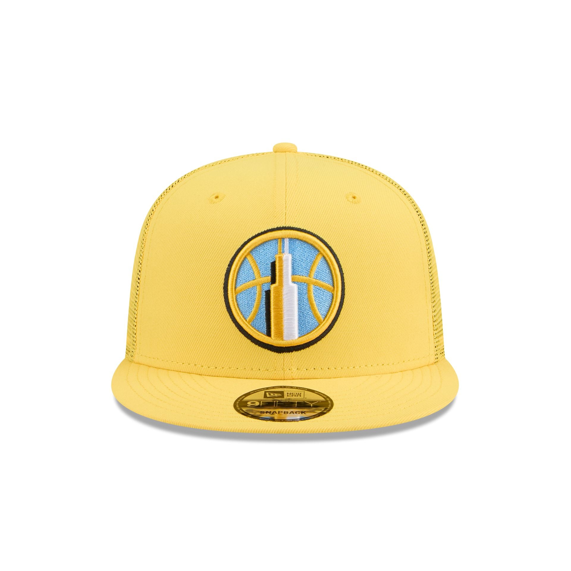 Alternative view of Chicago Sky Yellow 9Fifty Trucker Hat