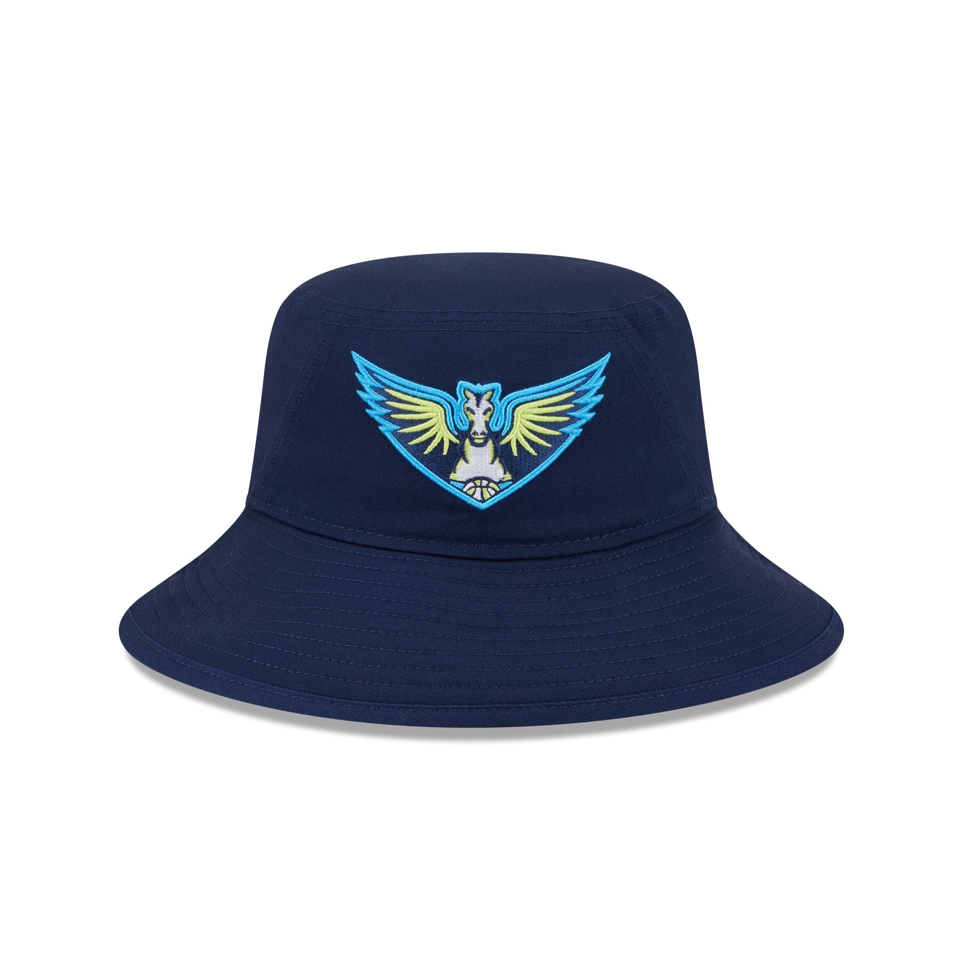 Alternative view of Dallas Wings Navy Bucket Hat Hat