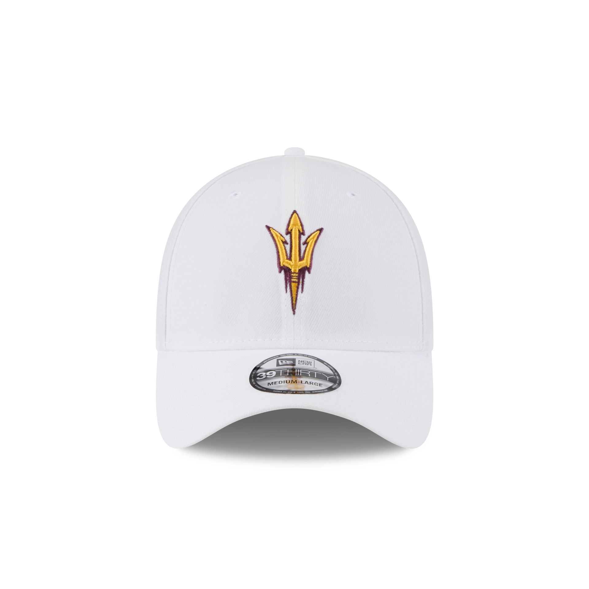 Alternative view of Arizona State Sun Devils Optic White 39Thirty Stretch Fit Hat