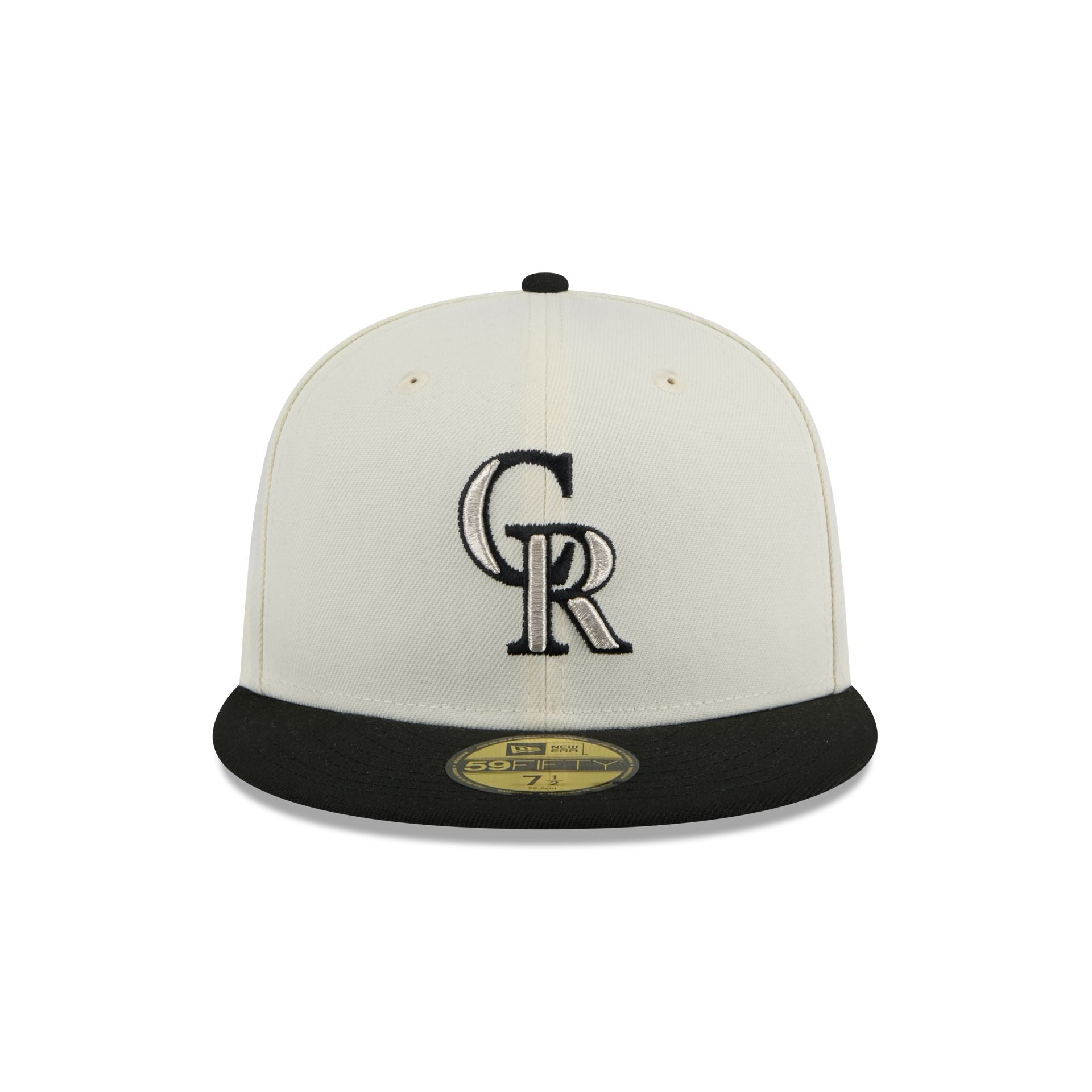 Alternative view of Colorado Rockies Chrome 59Fifty Fitted Hat