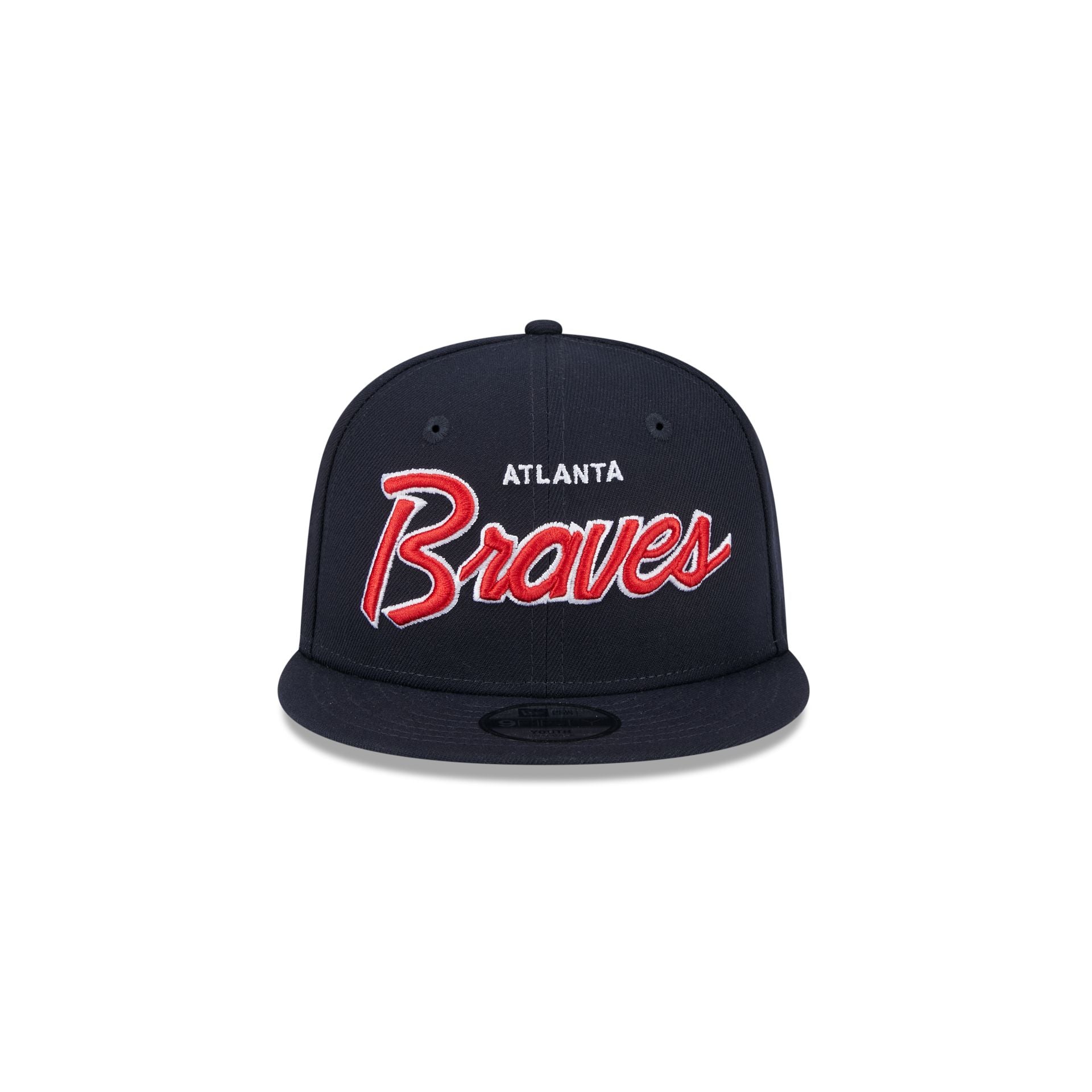 Alternative view of Atlanta Braves Script Kids 9Fifty Snapback Hat