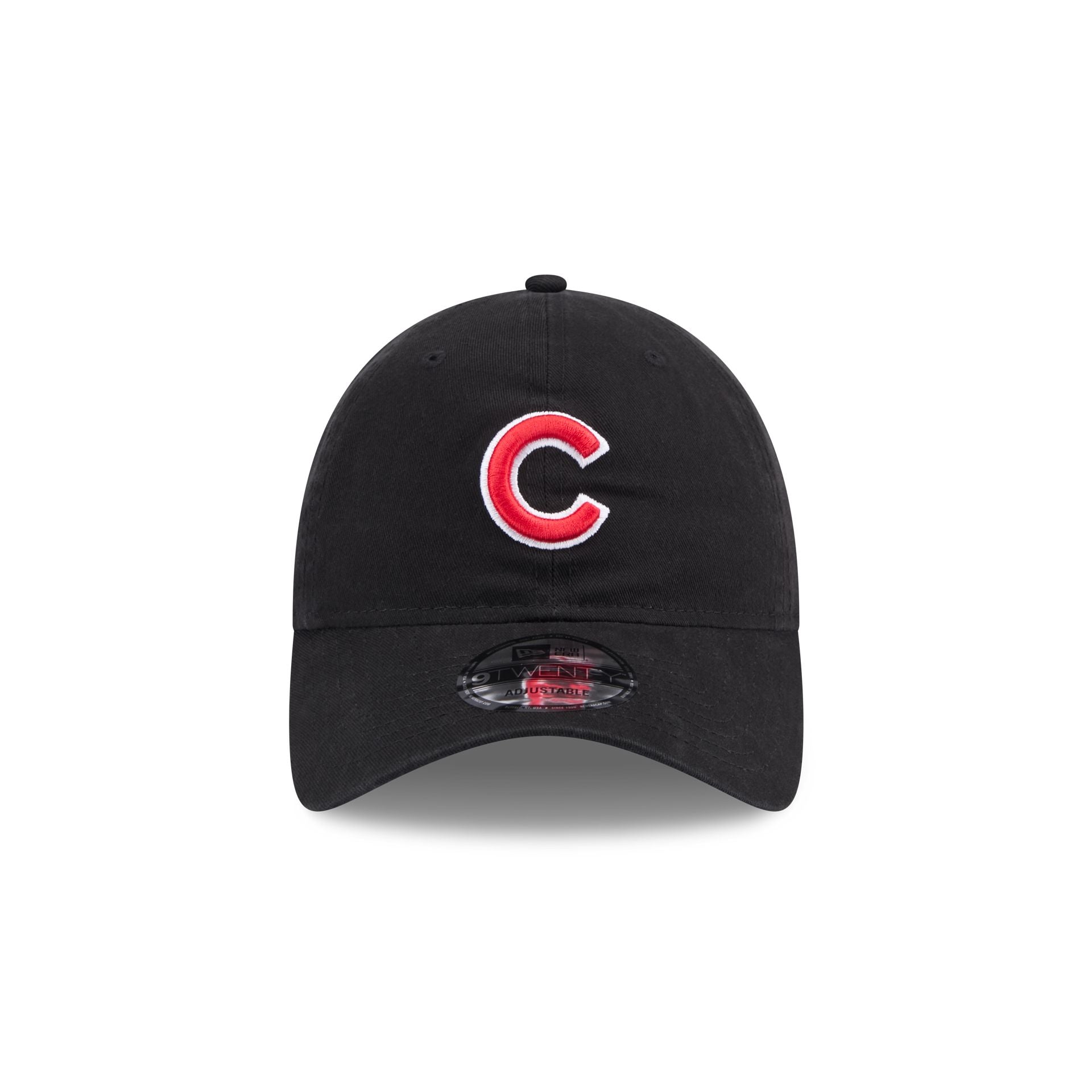 Alternative view of Chicago Cubs Black 9Twenty Adjustable Hat