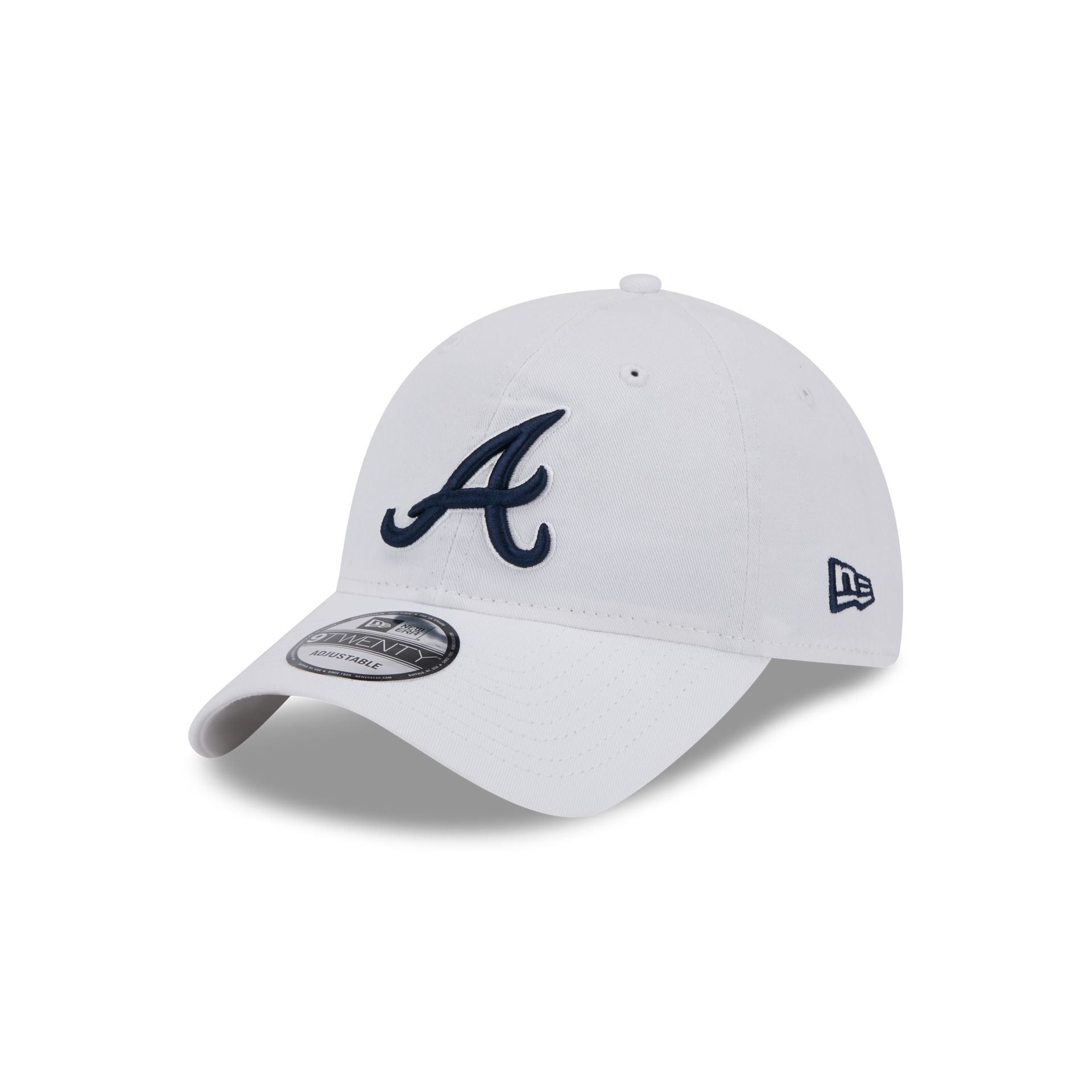 Atlanta Braves White 9Twenty Adjustable Hat