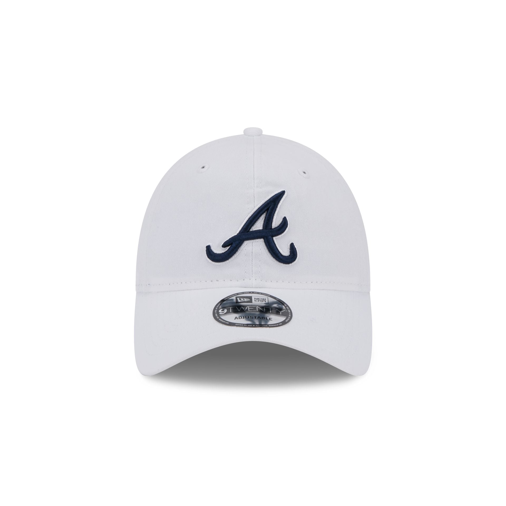 Alternative view of Atlanta Braves White 9Twenty Adjustable Hat