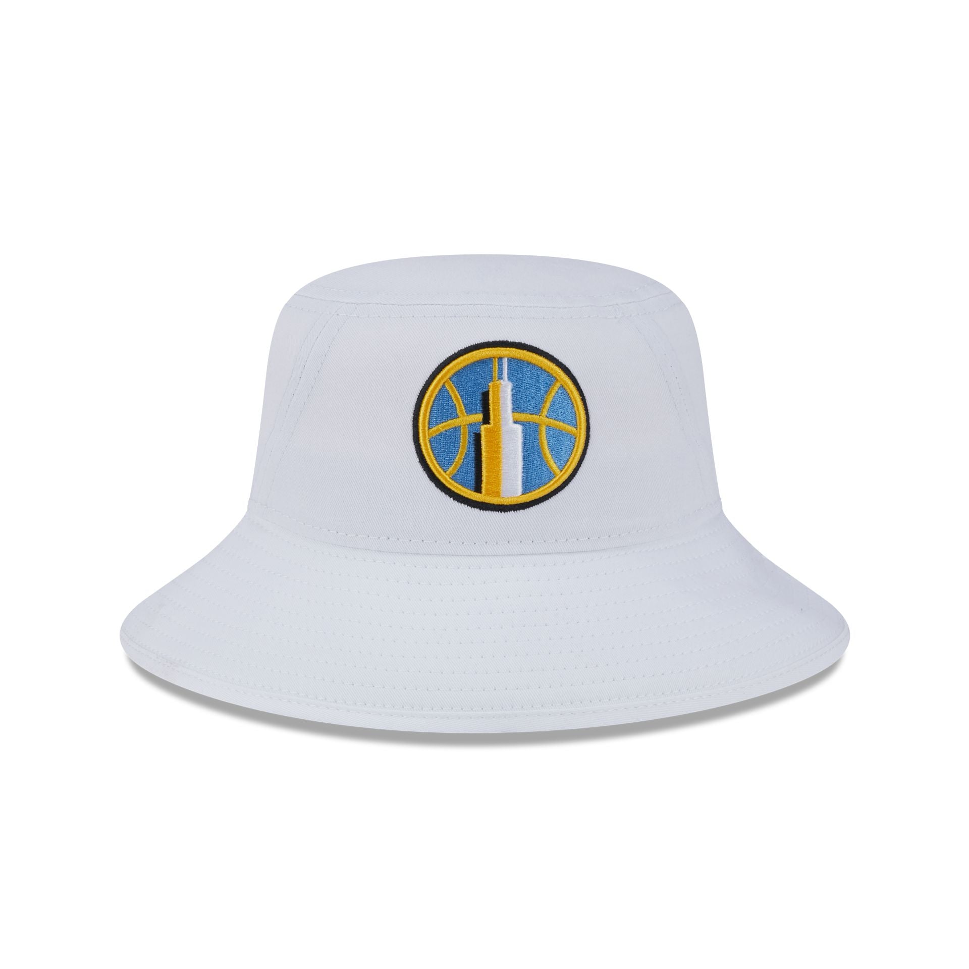 Alternative view of Chicago Sky Optic White Bucket Hat