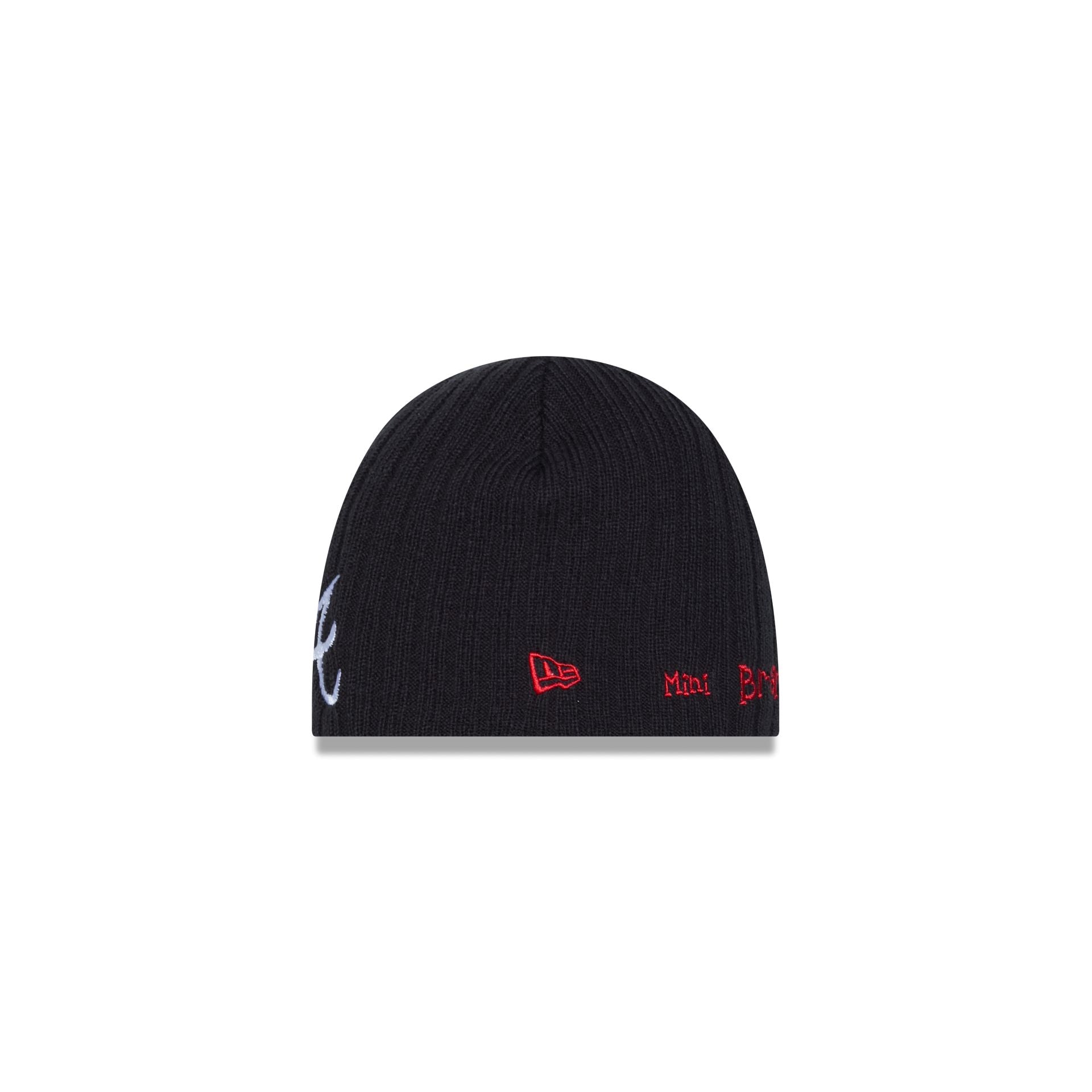 Alternative view of Atlanta Braves Mini Fan Kids Skull Knit Hat