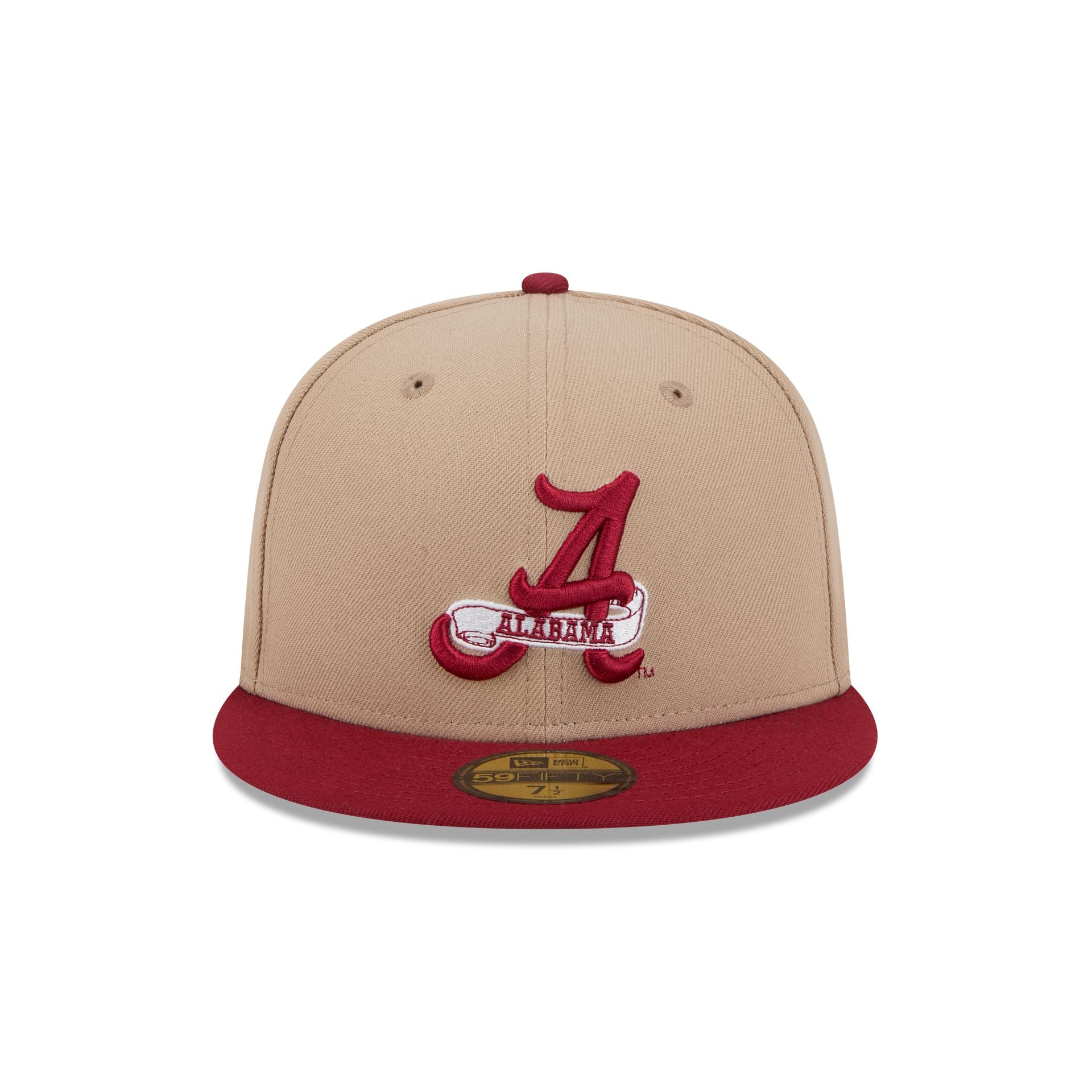 Alternative view of Alabama Crimson Tide Camel College Vault 59Fifty Fitted Hat