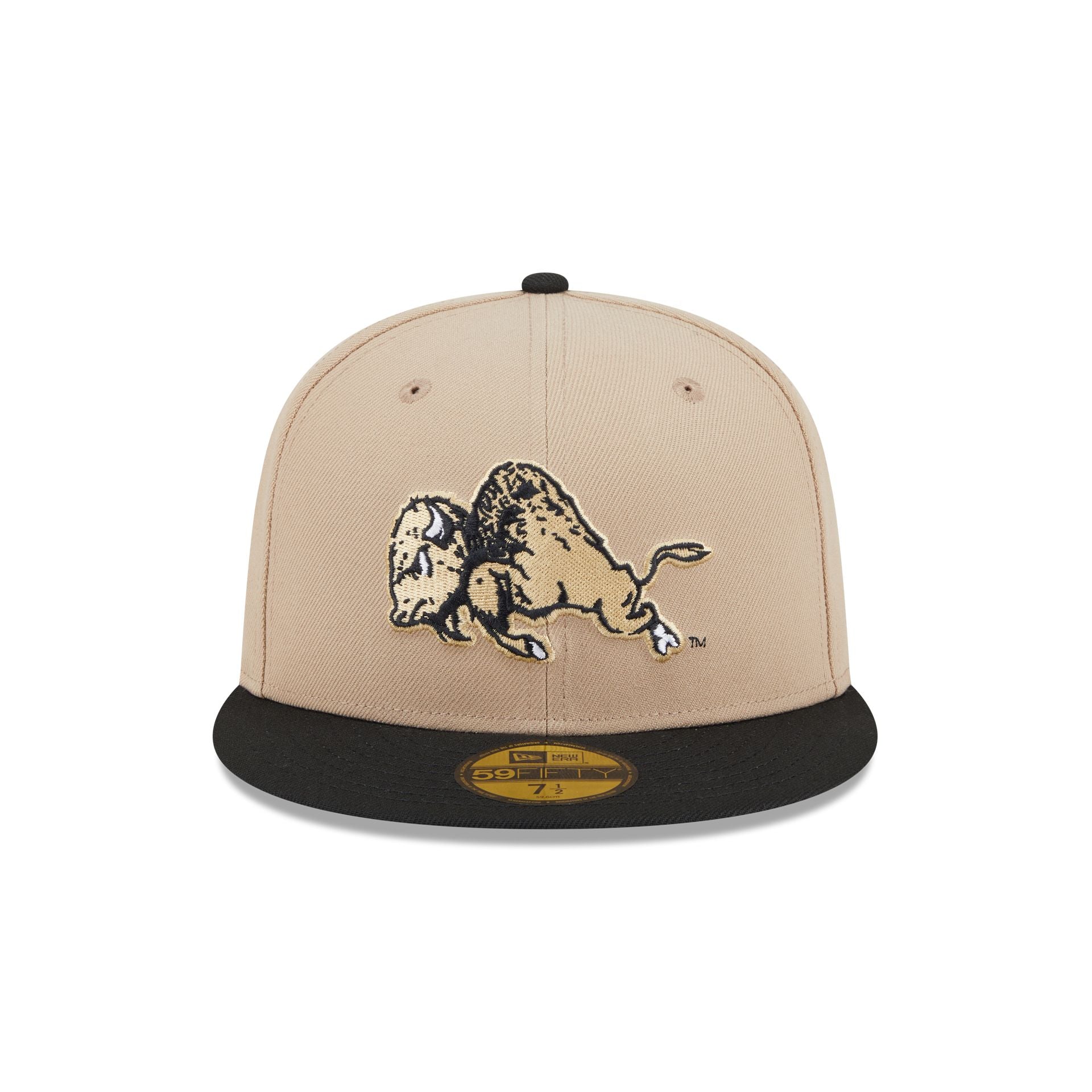 Alternative view of Colorado Buffaloes Camel College Vault 59Fifty Fitted Hat