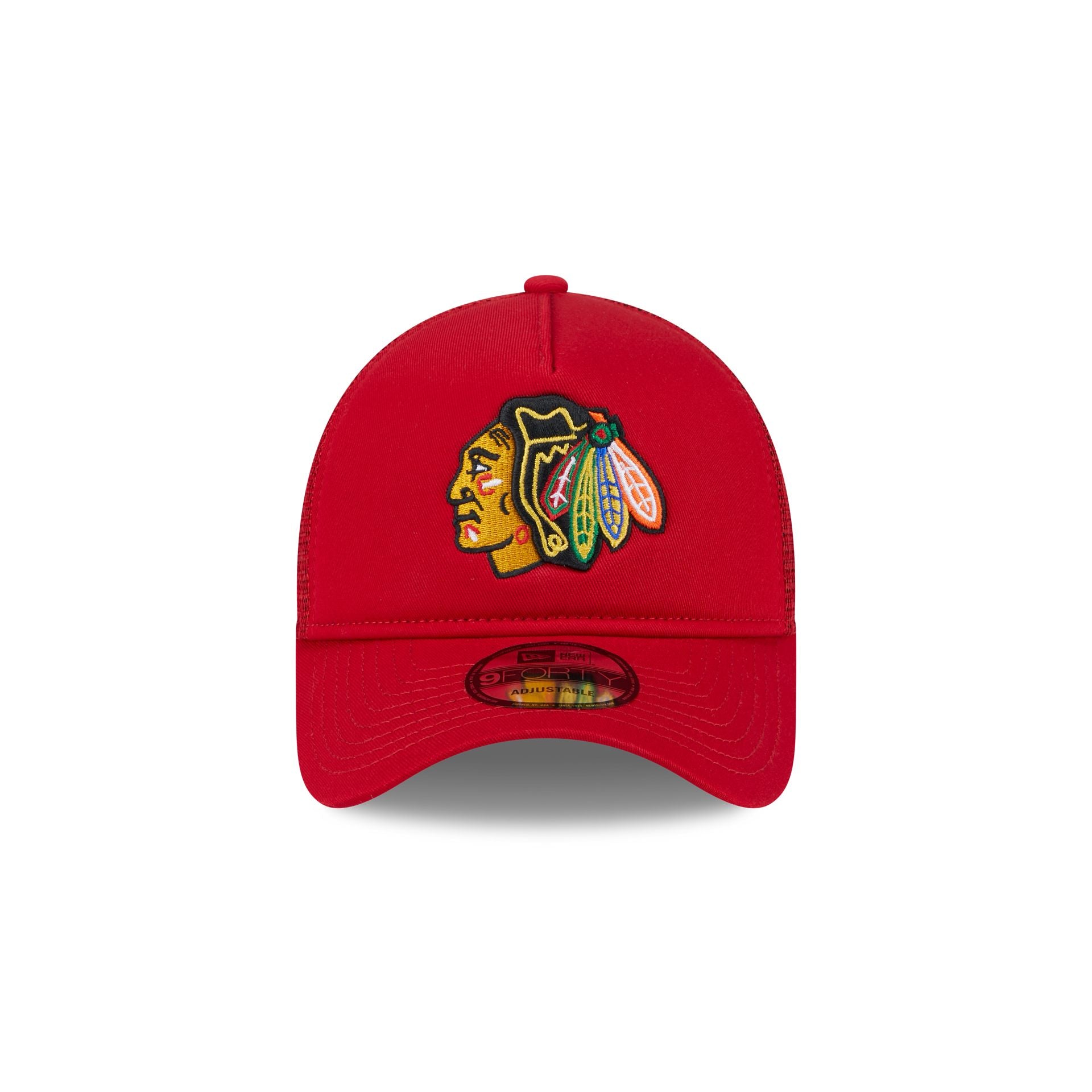 Alternative view of Chicago Blackhawks 9Forty A-Frame Trucker Hat