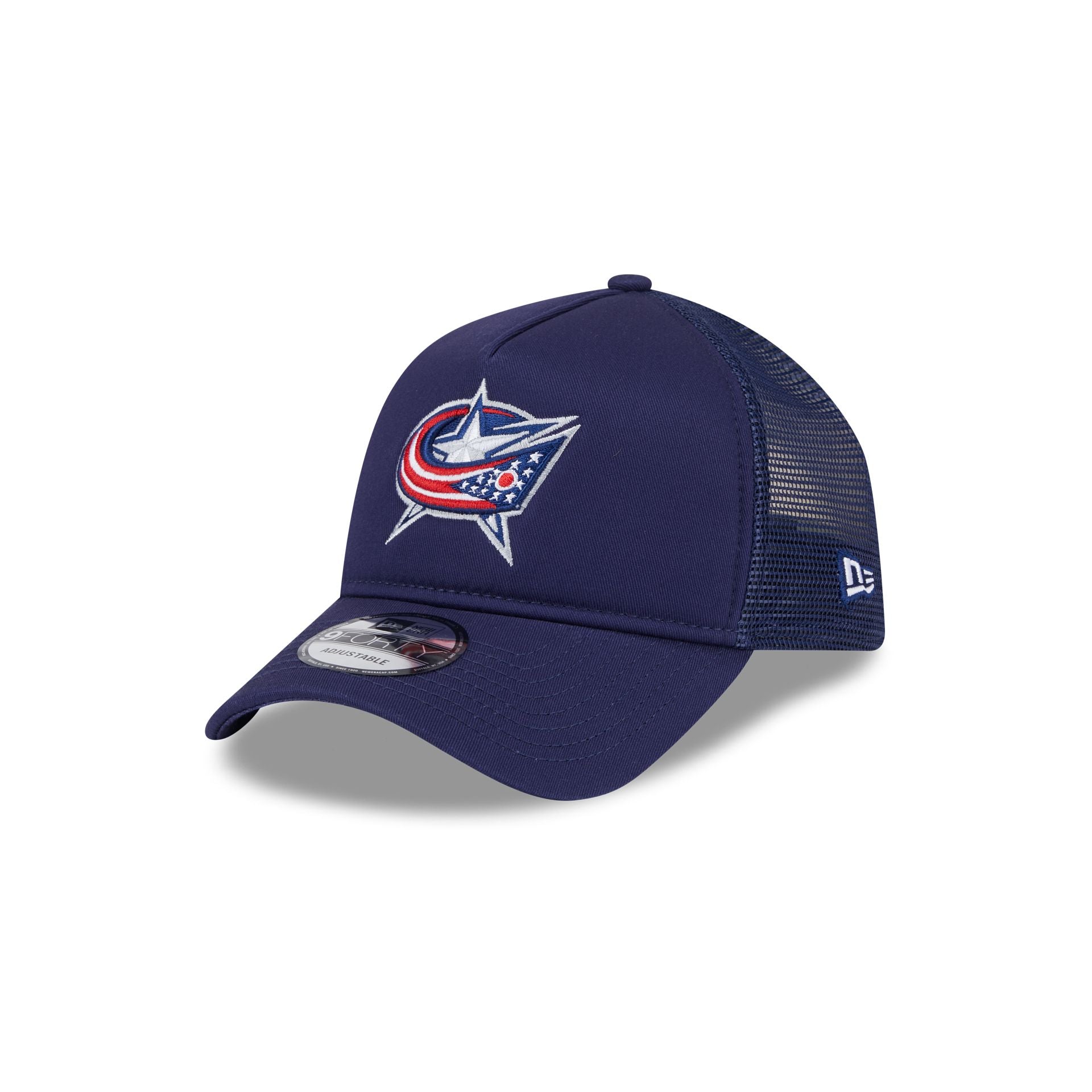 Columbus Blue Jackets 9Forty A-Frame Trucker Hat