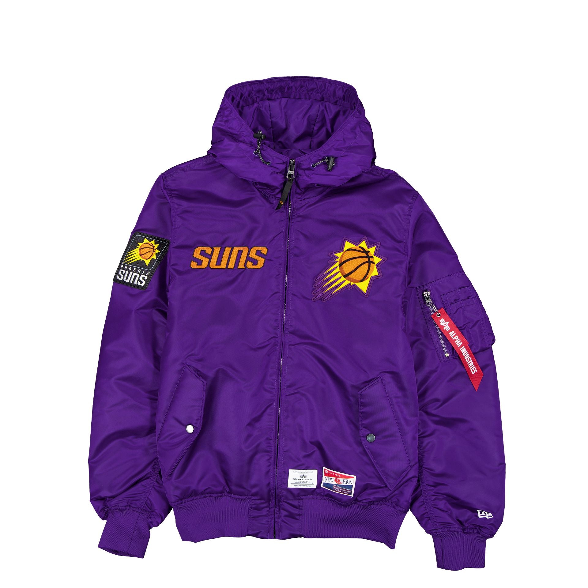 Alpha Industries X Phoenix Suns L-2B Hooded Bomber Jacket