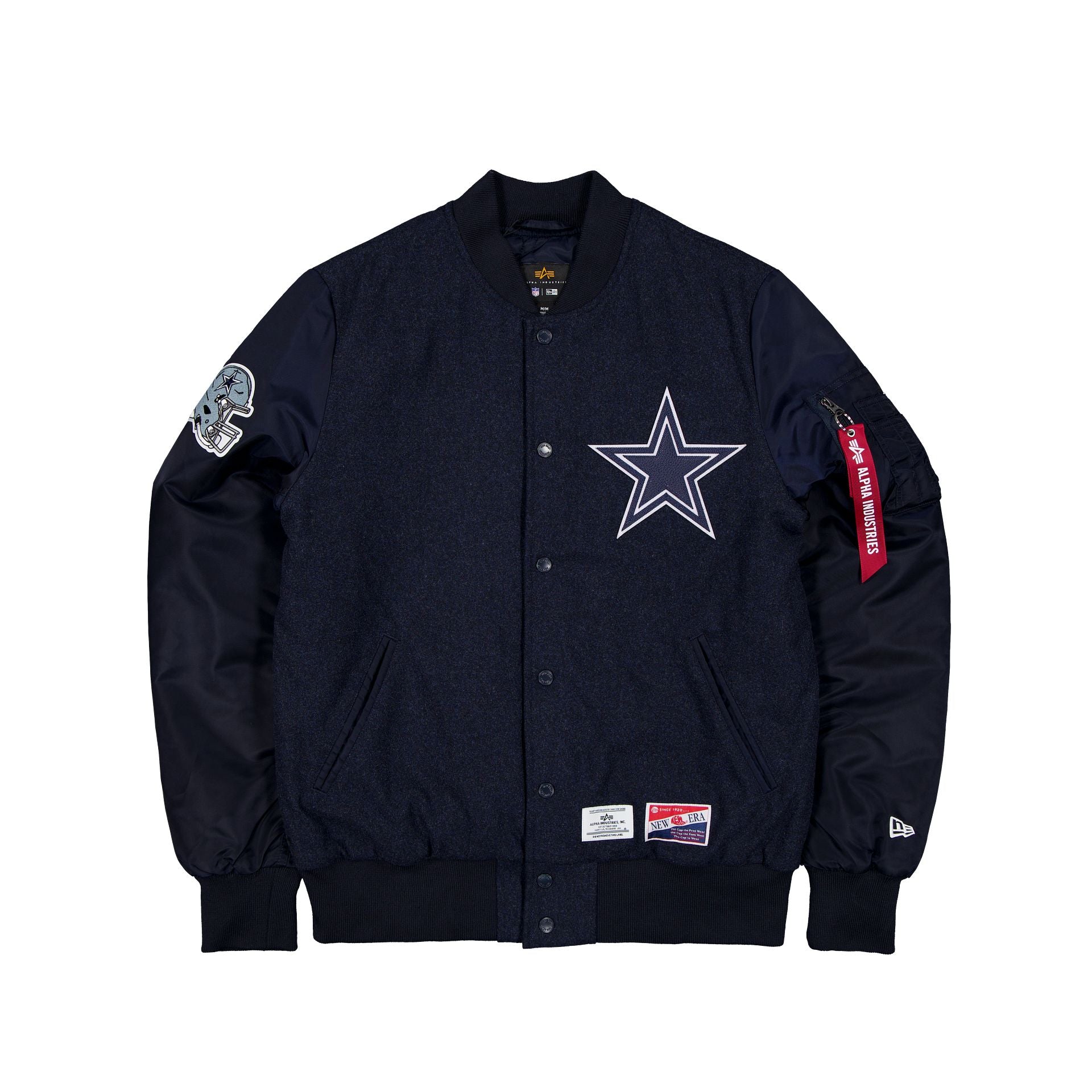 Alpha Industries X Dallas Cowboys Ma-1 Wool Varsity Jacket