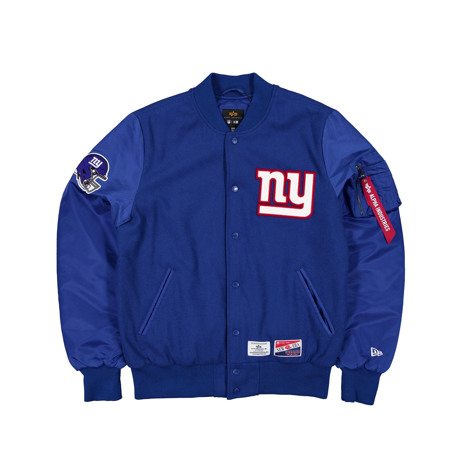 Alpha Industries X New York Giants Ma-1 Wool Varsity Jacket
