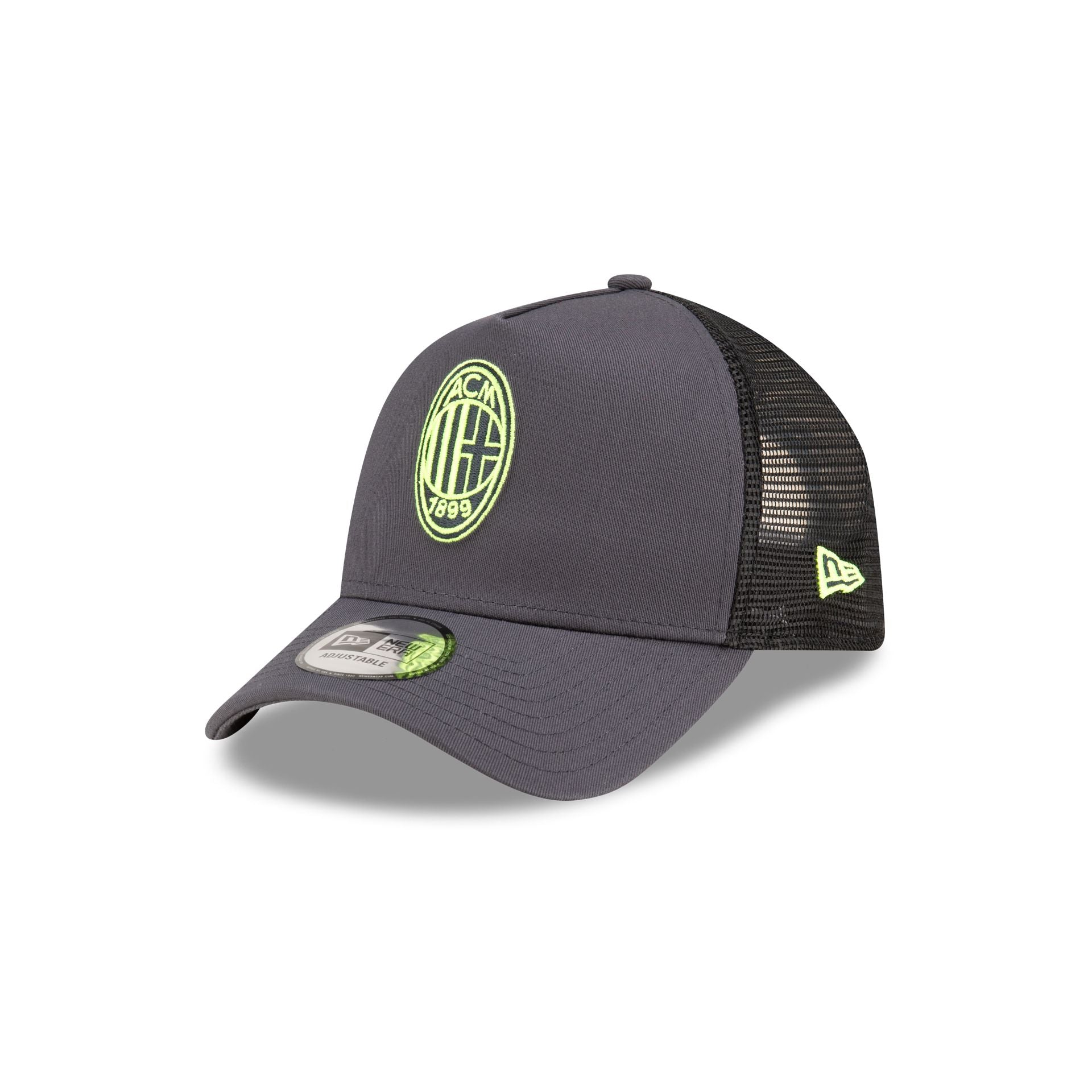 Ac Milan Seasonal Dark Gray 9Forty A-Frame Trucker Hat
