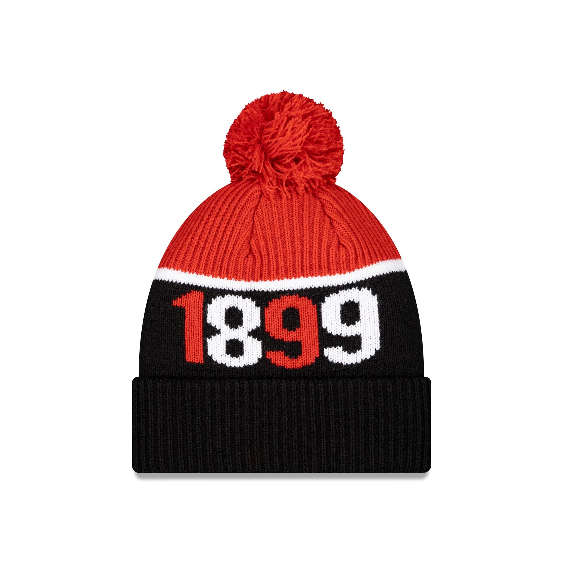 Alternative view of Ac Milan Sport Black Pom Knit Hat