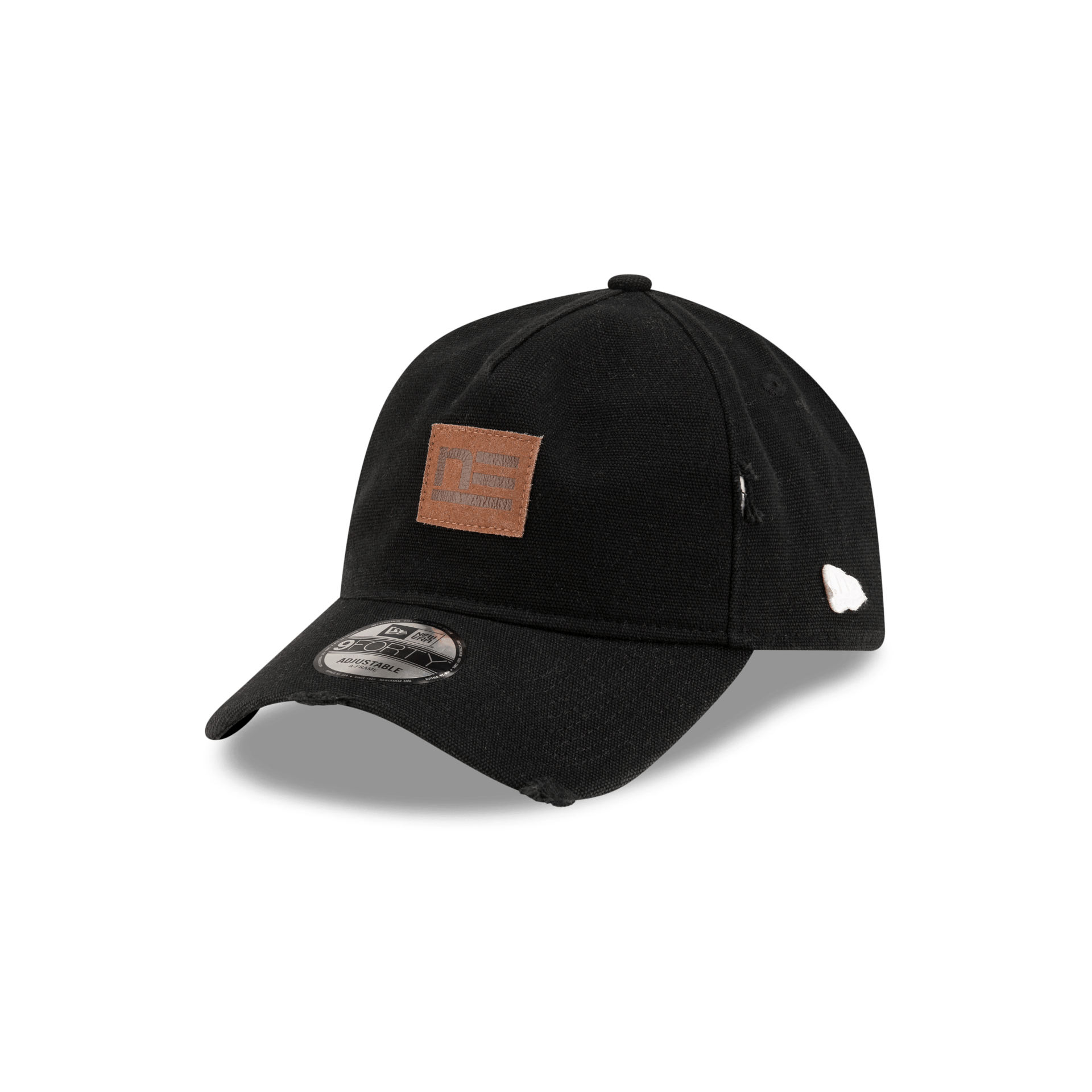 Forge Leather Patch Black 9Forty A-Frame Adjustable Hat