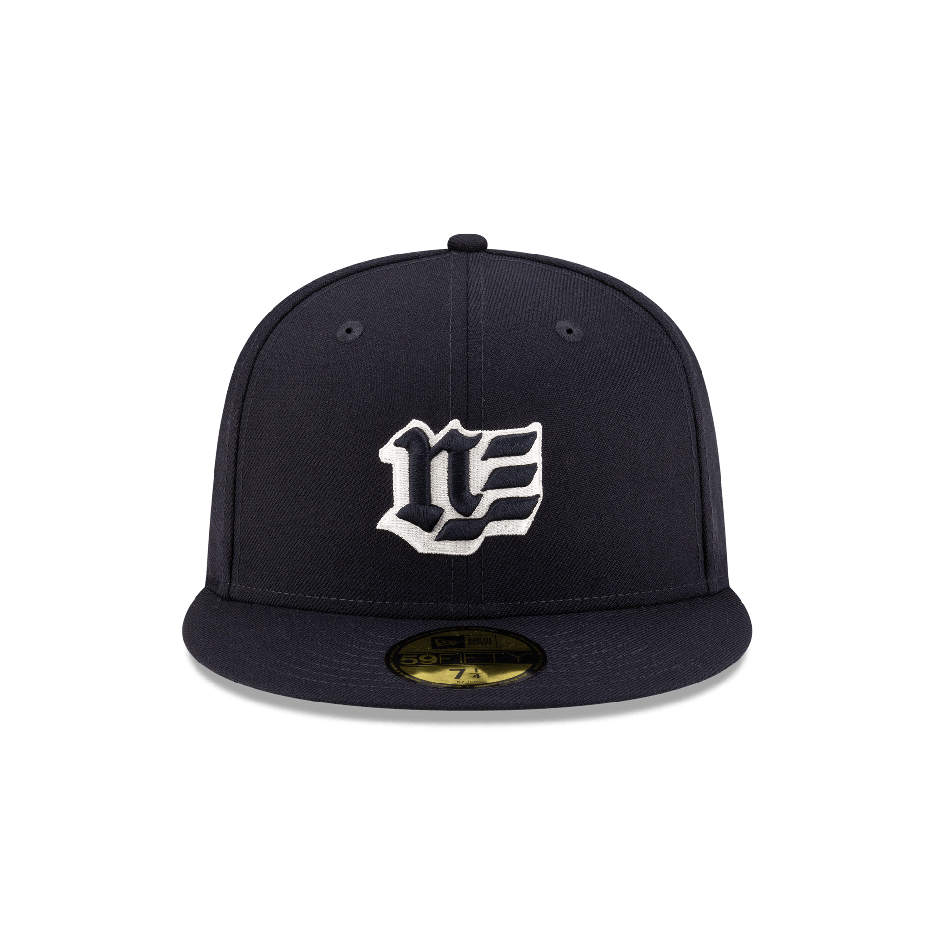 Alternative view of Blackletter Navy 59Fifty Fitted Hat