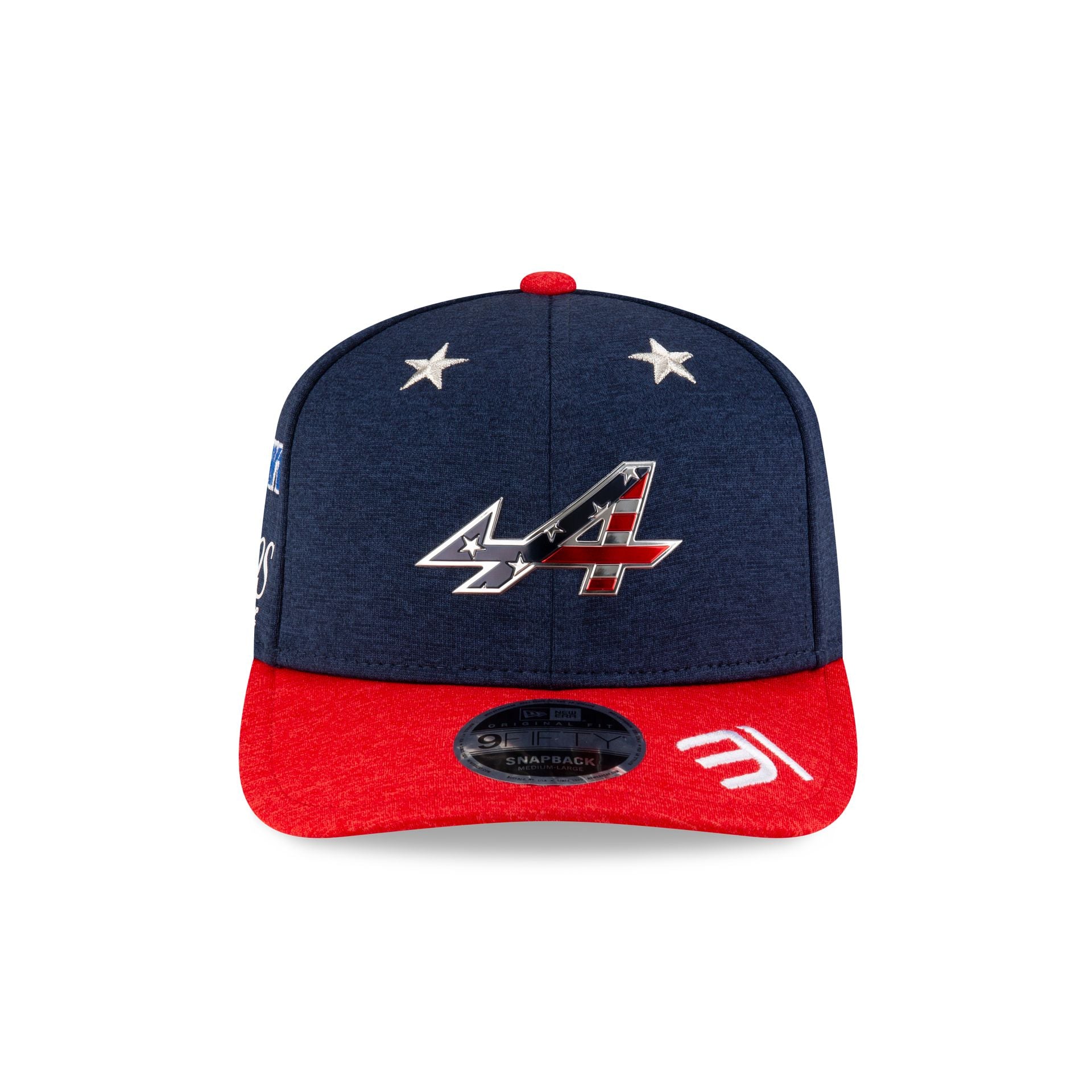 Alternative view of Bwt Alpine F1 Team 2024 Vegas Race Special Ocon 9Fifty Pre-Curve Snapback Hat