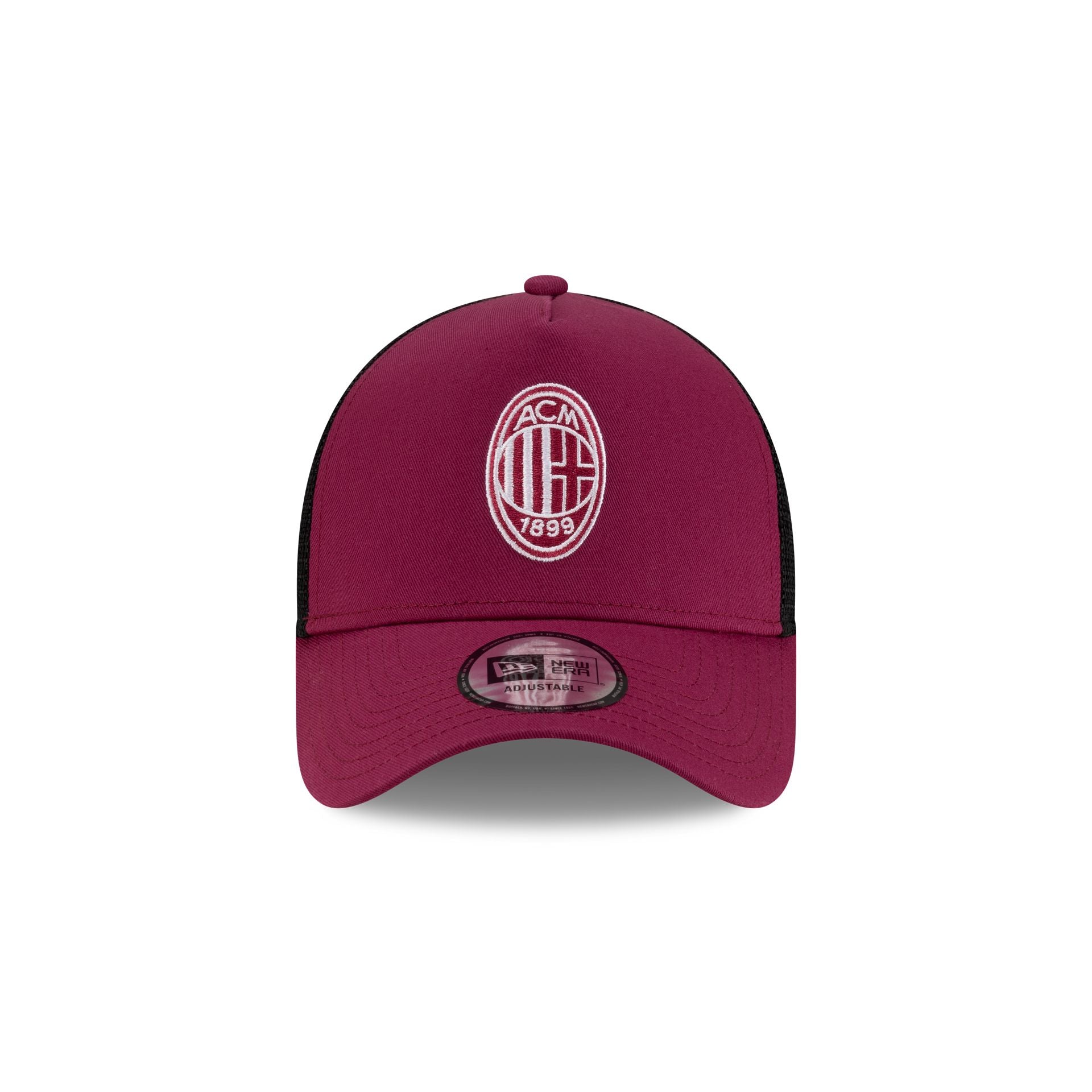 Alternative view of Ac Milan Seasonal Dark Red 9Forty A-Frame Trucker Hat