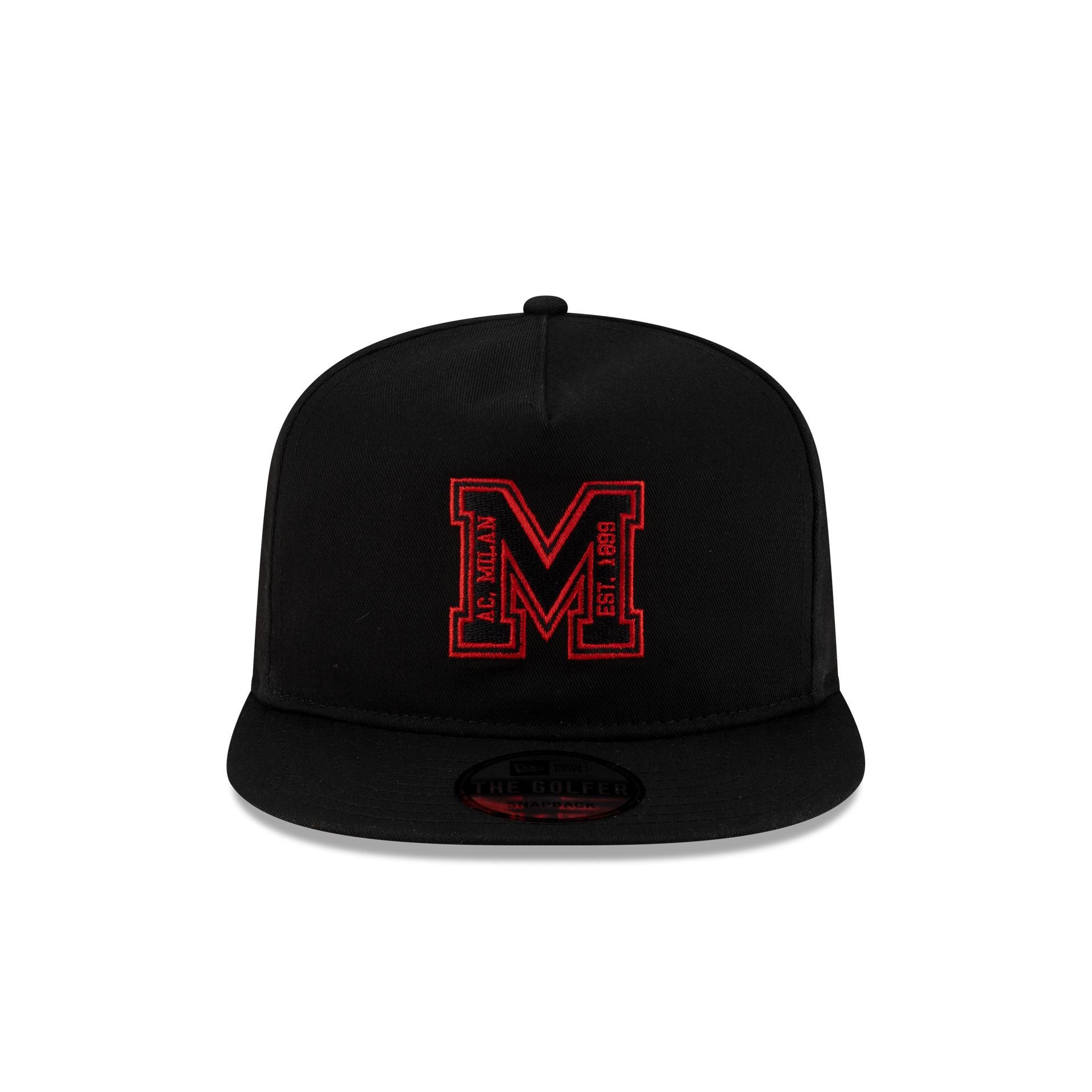 Alternative view of Ac Milan M Logo Black Golfer Hat