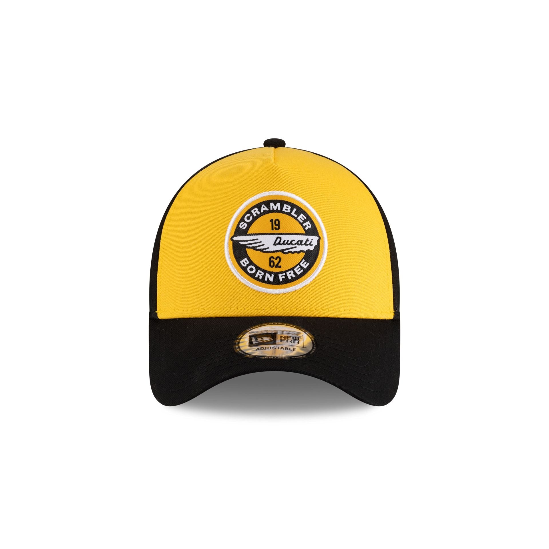 Alternative view of Ducati Lenovo Team Motogp Yellow 9Forty A-Frame Trucker Hat