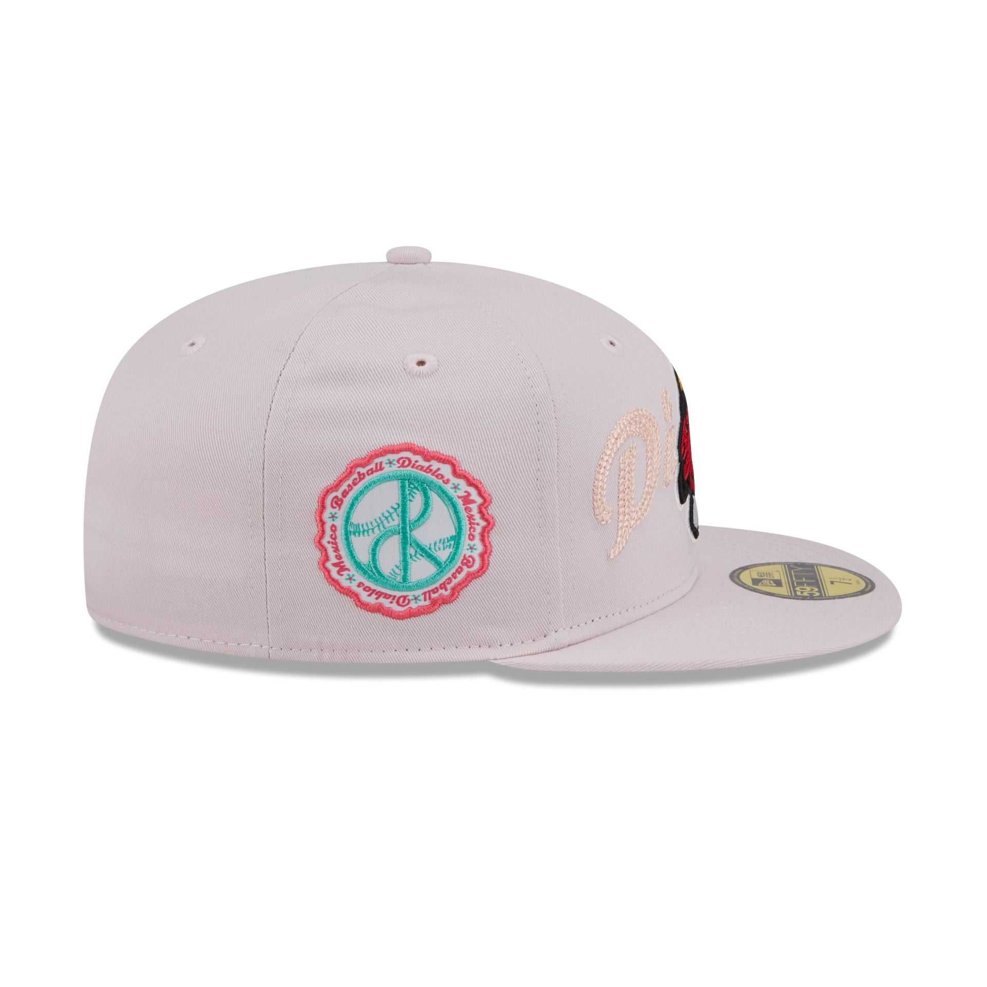 Diablos Rojos Del MéXico Stacked Wordmark 59Fifty Fitted Hat - Image 4