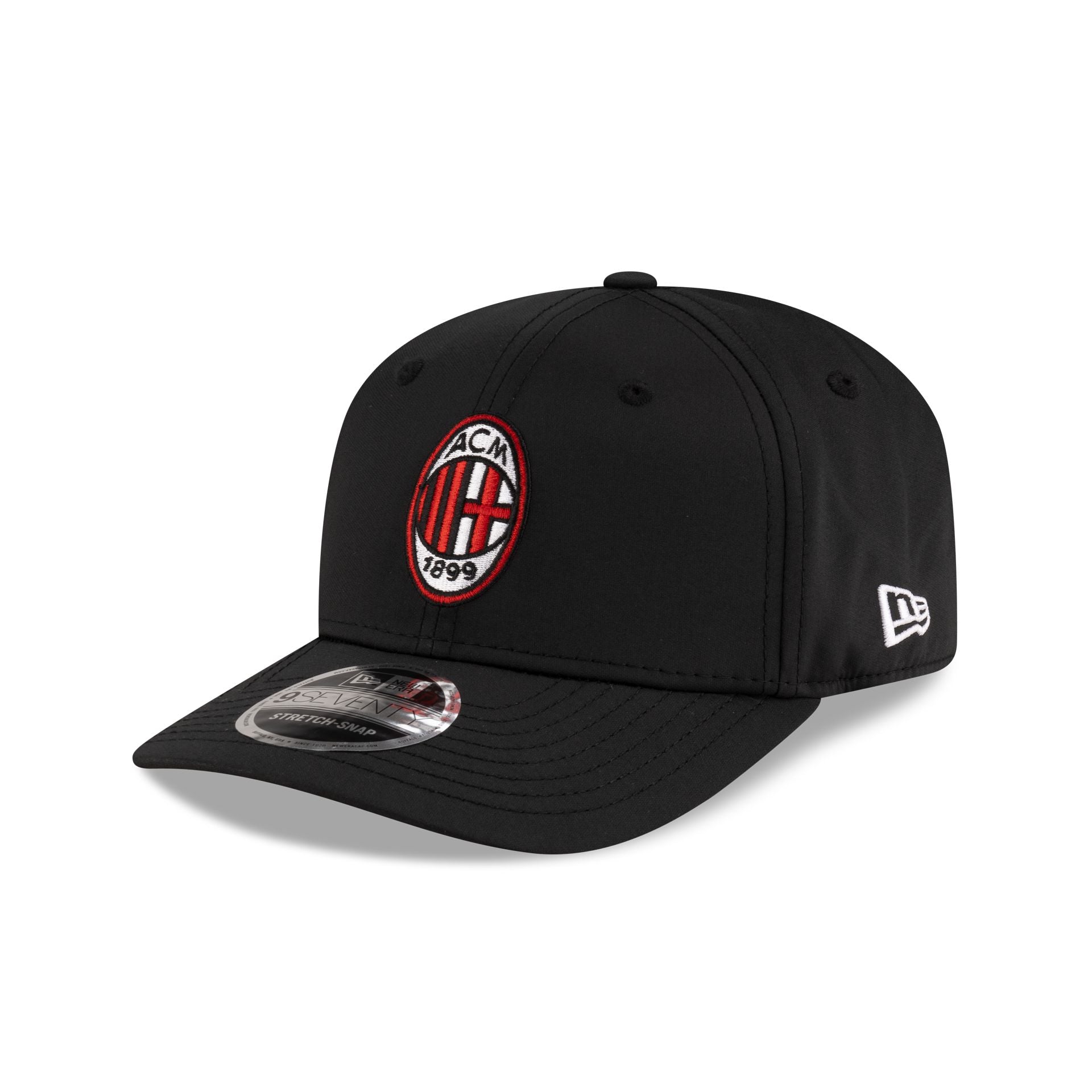 Ac Milan Core Black 9Seventy Stretch-Snap Hat
