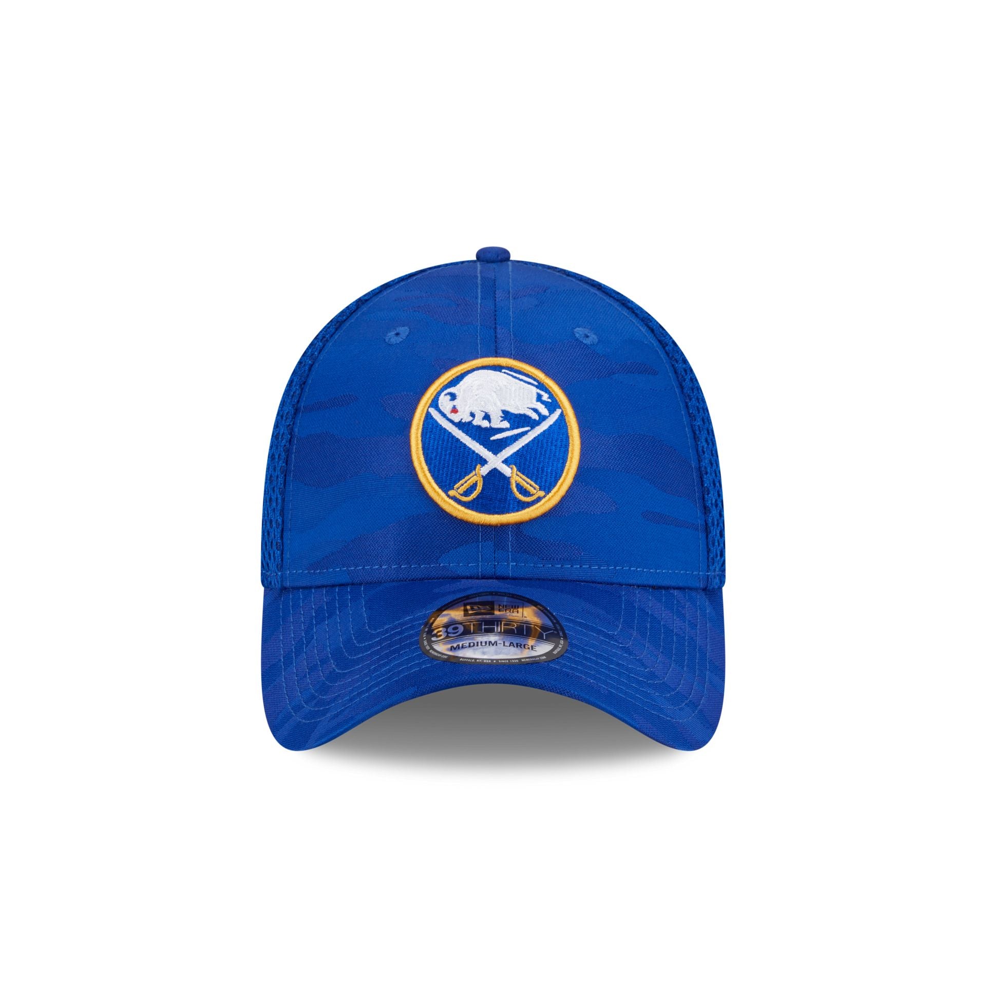 Alternative view of Buffalo Sabres Blue Camo 39Thirty Stretch Fit Hat