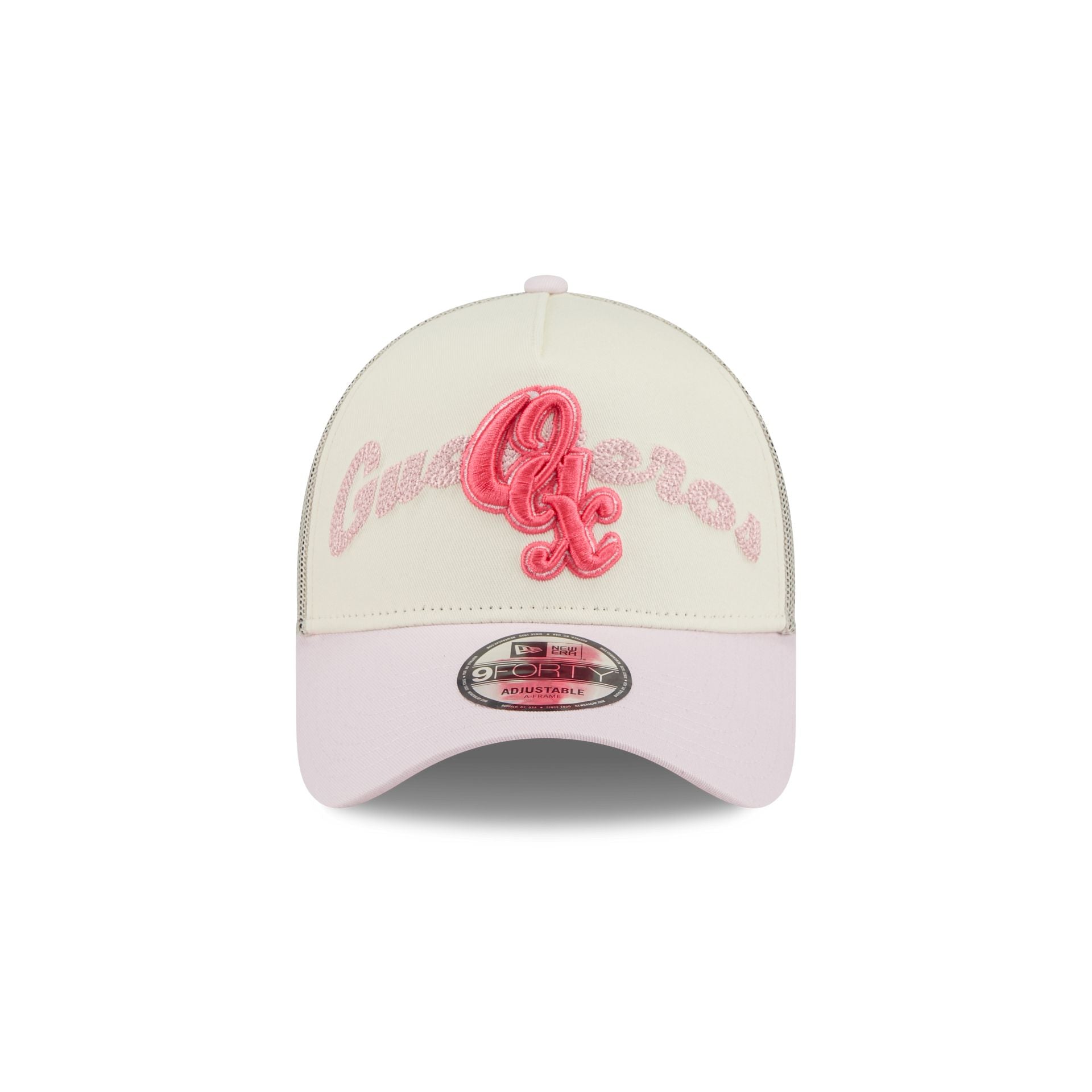 Alternative view of Guerreros De Oaxaca Stacked Wordmark 9Forty A-Frame Snapback Hat