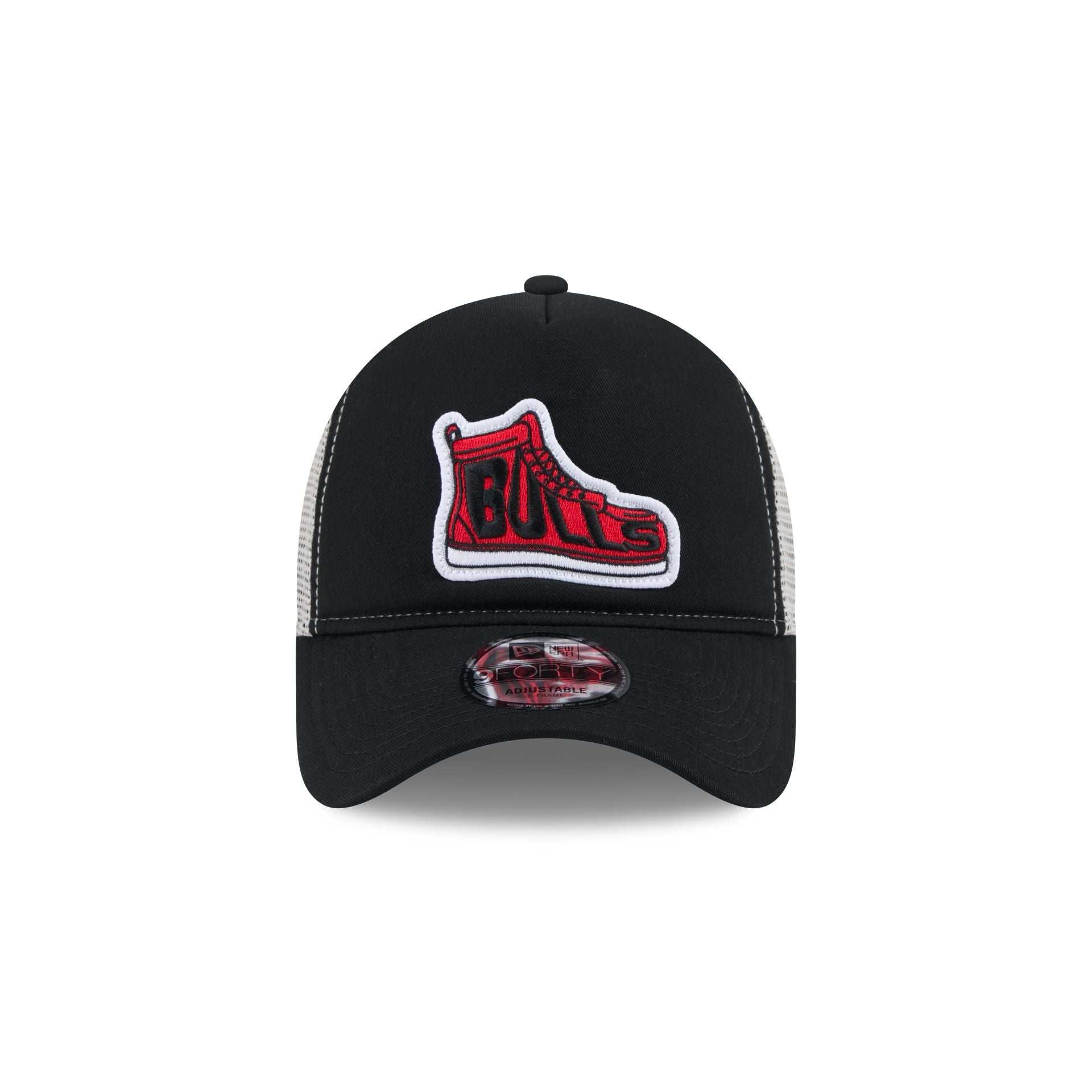 Alternative view of Chicago Bulls 2025 All-Star Game Fan Pack 9Forty A-Frame Trucker Hat