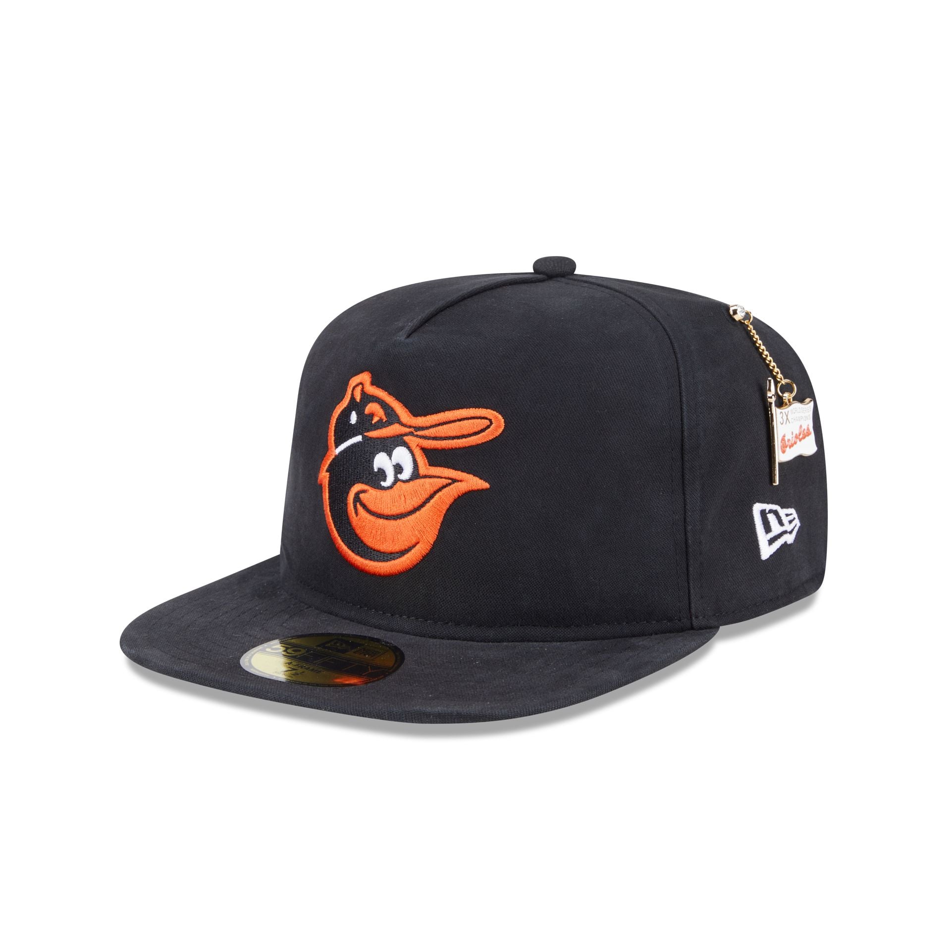 Baltimore Orioles Championship Side Flag 59Fifty A-Frame Fitted Hat