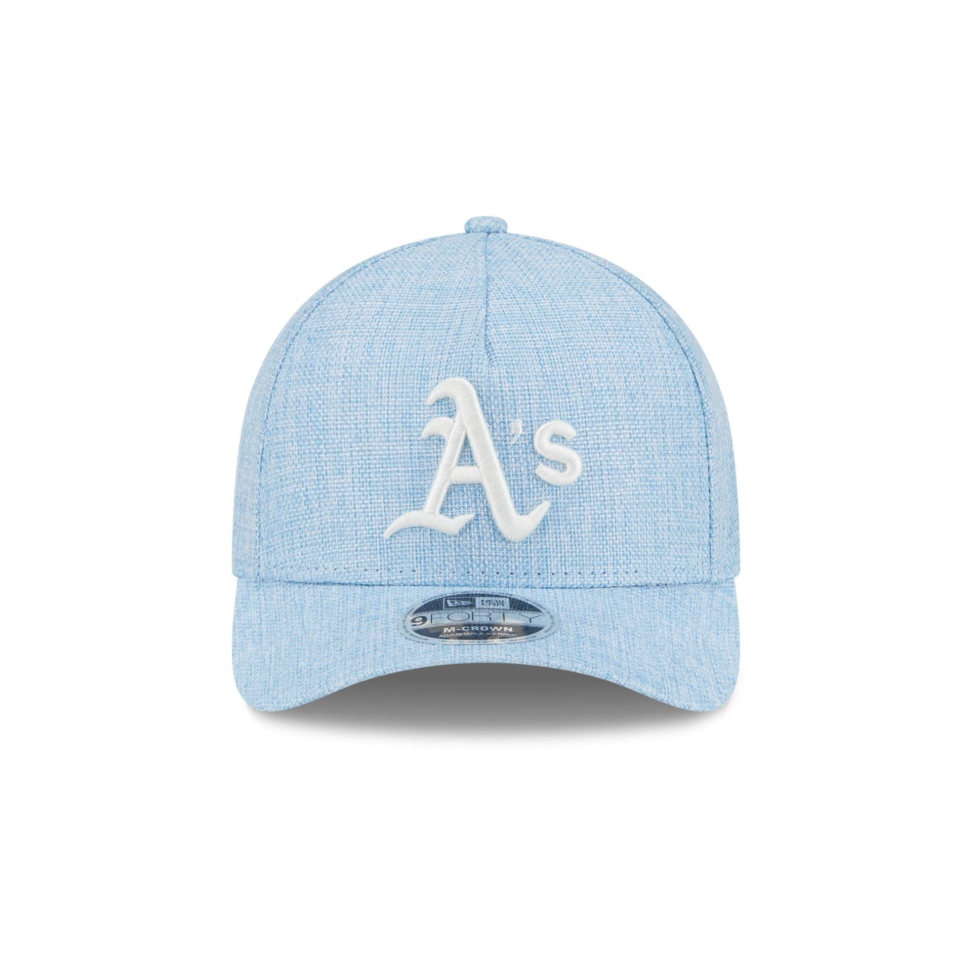 Alternative view of Athletics Cotton Weaver Blue 9Forty M-Crown A-Frame Snapback Hat