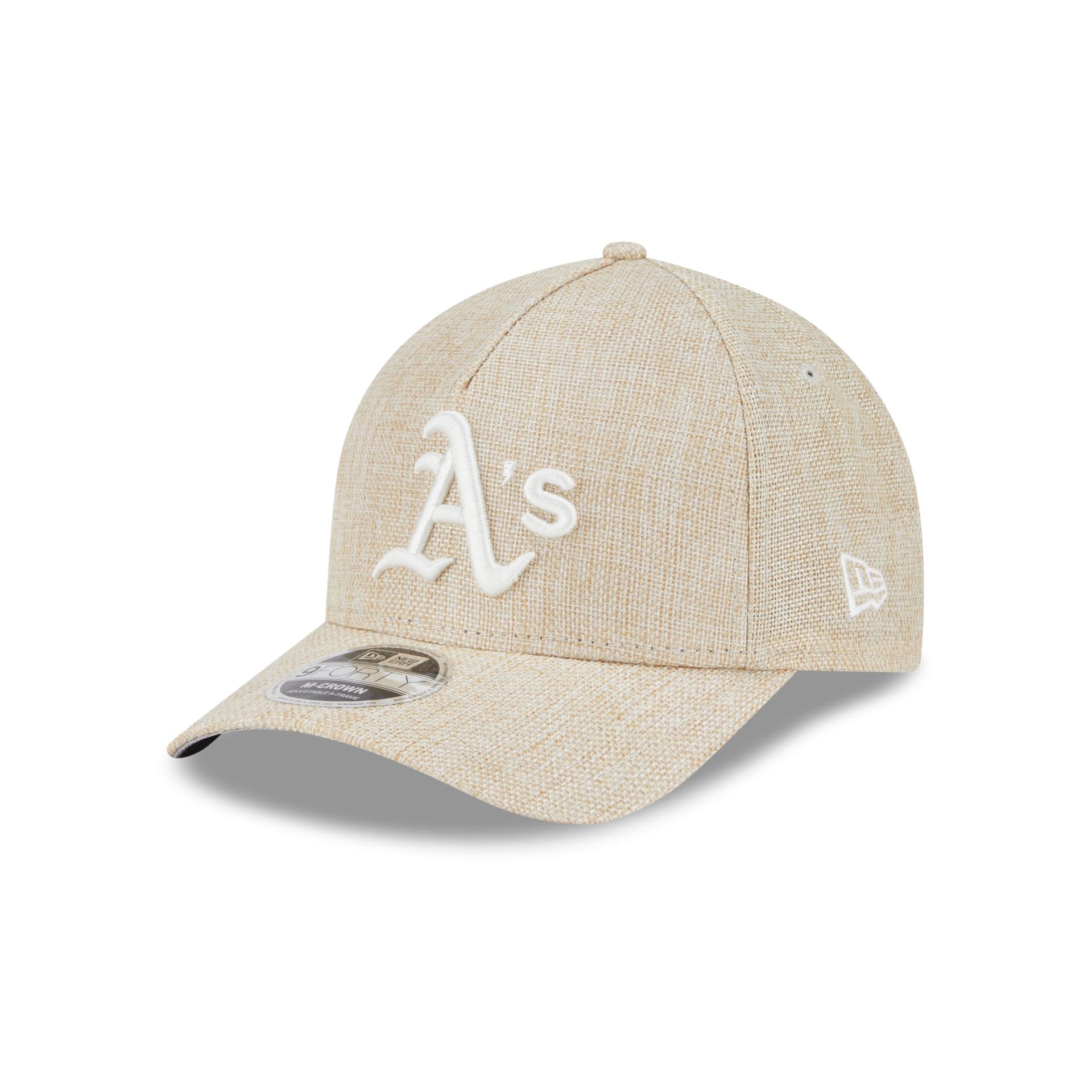 Athletics Cotton Weave Stone 9Forty M-Crown A-Frame Snapback Hat