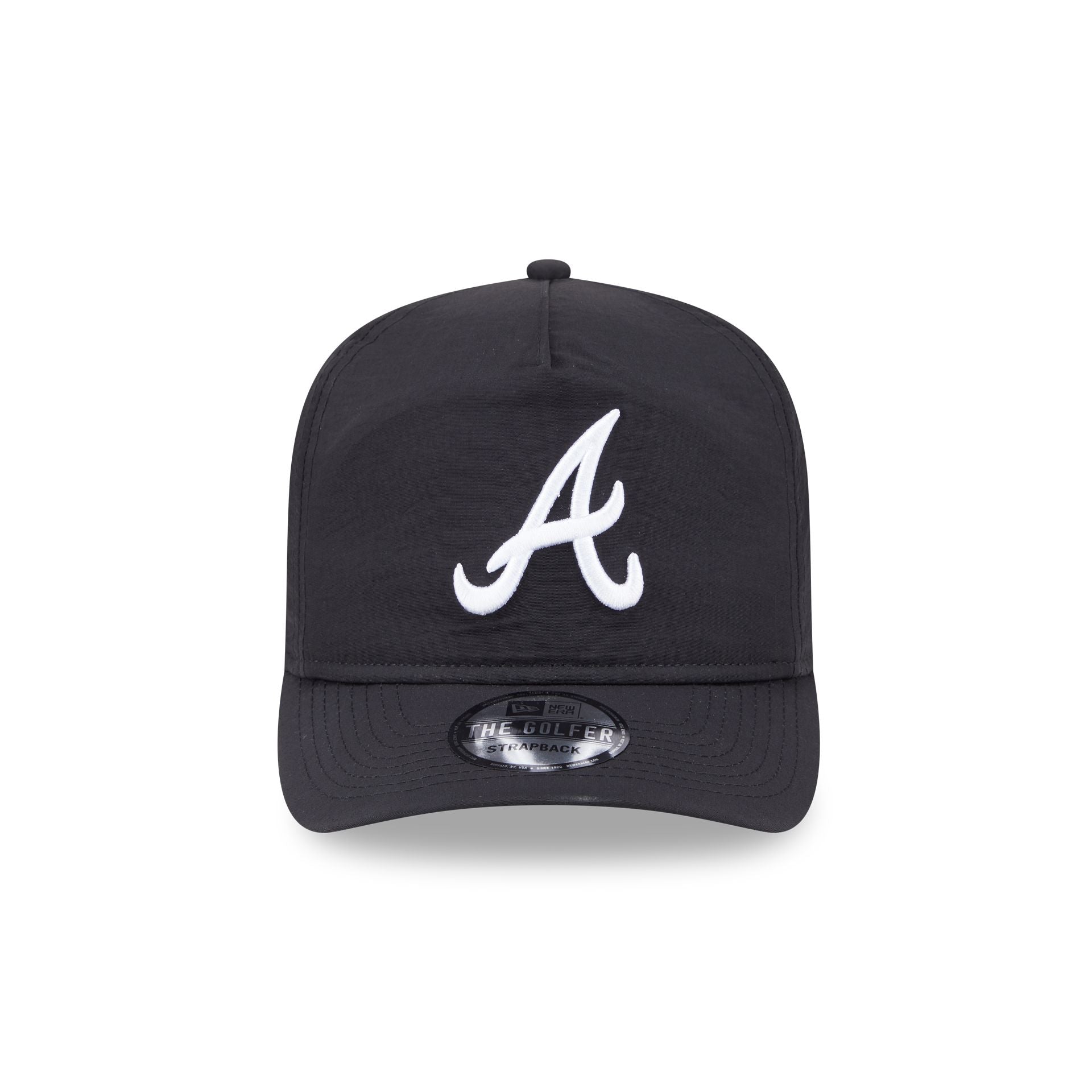 Alternative view of Atlanta Braves Everyday Nylon Black Golfer Hat