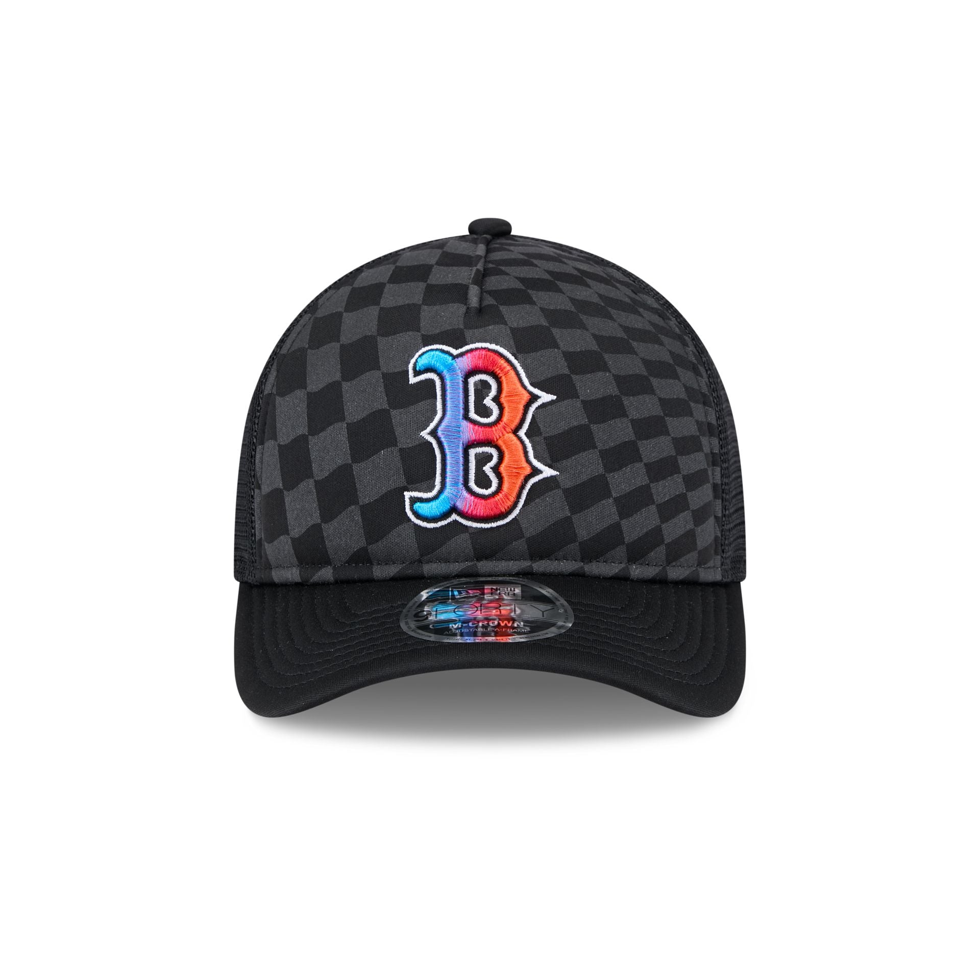 Alternative view of Boston Red Sox Gradient Raceway 9Forty M-Crown A-Frame Trucker Hat