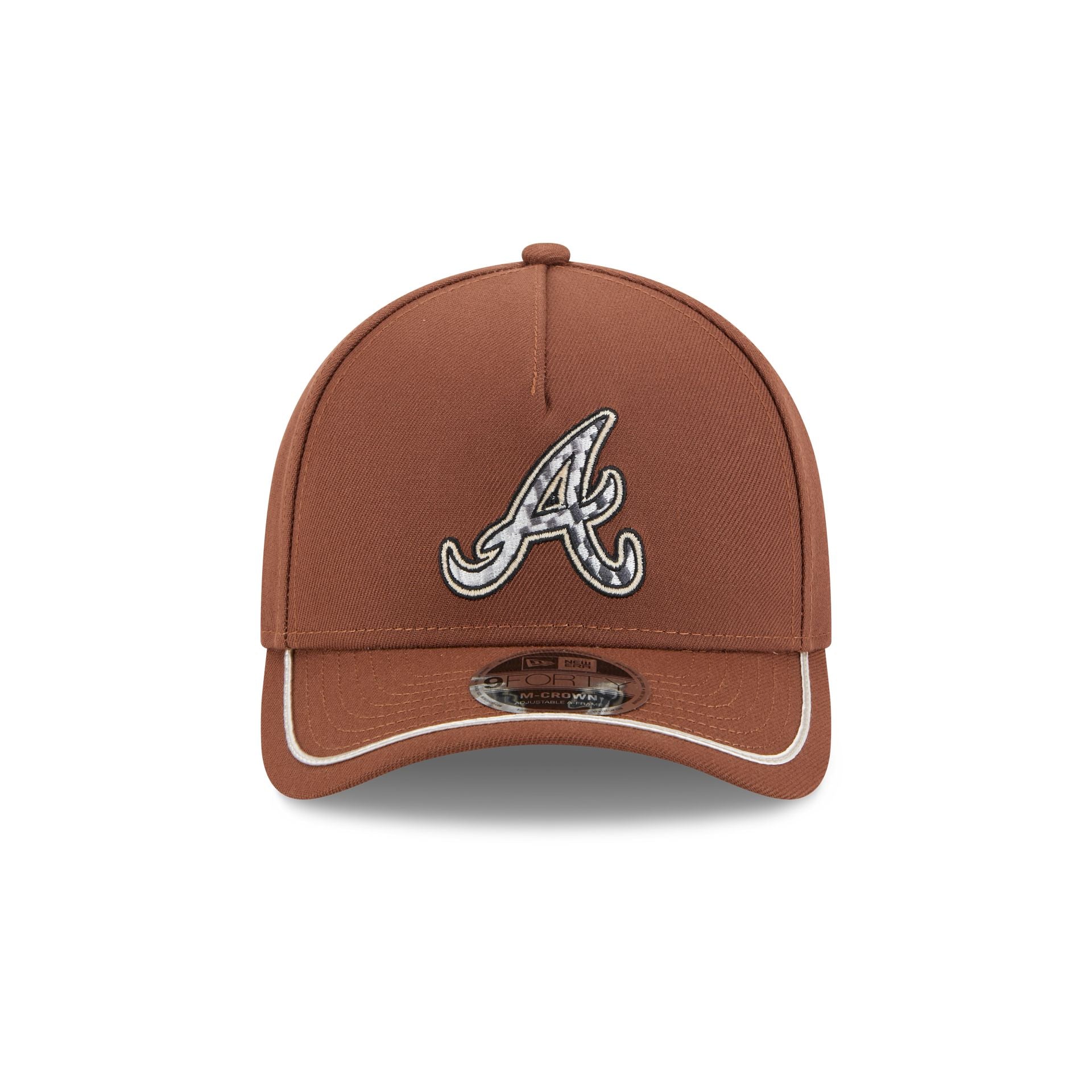 Alternative view of Atlanta Braves Motorsport 9Forty M-Crown A-Frame Snapback Hat