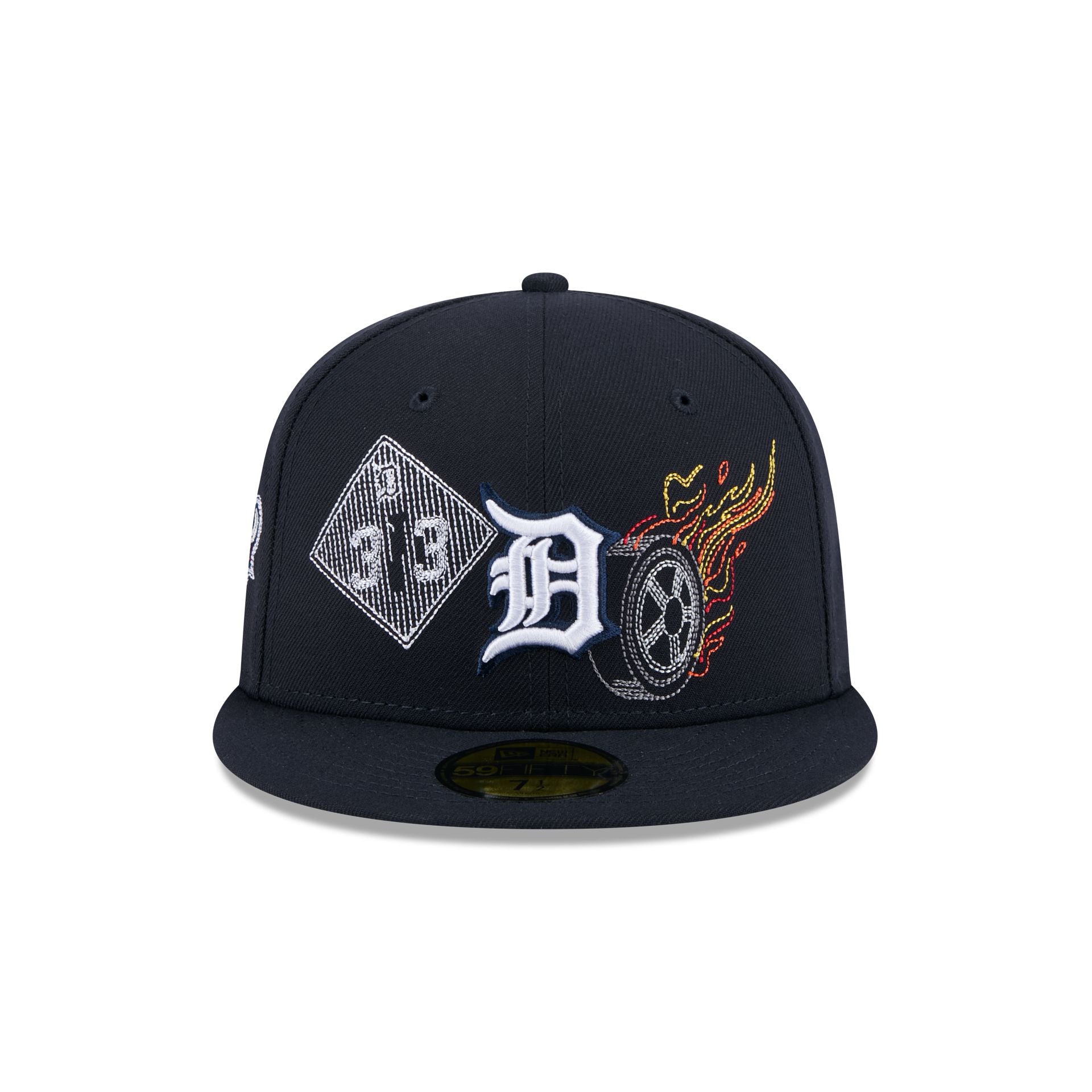 Alternative view of Detroit Tigers State Stitch 59Fifty Fitted Hat