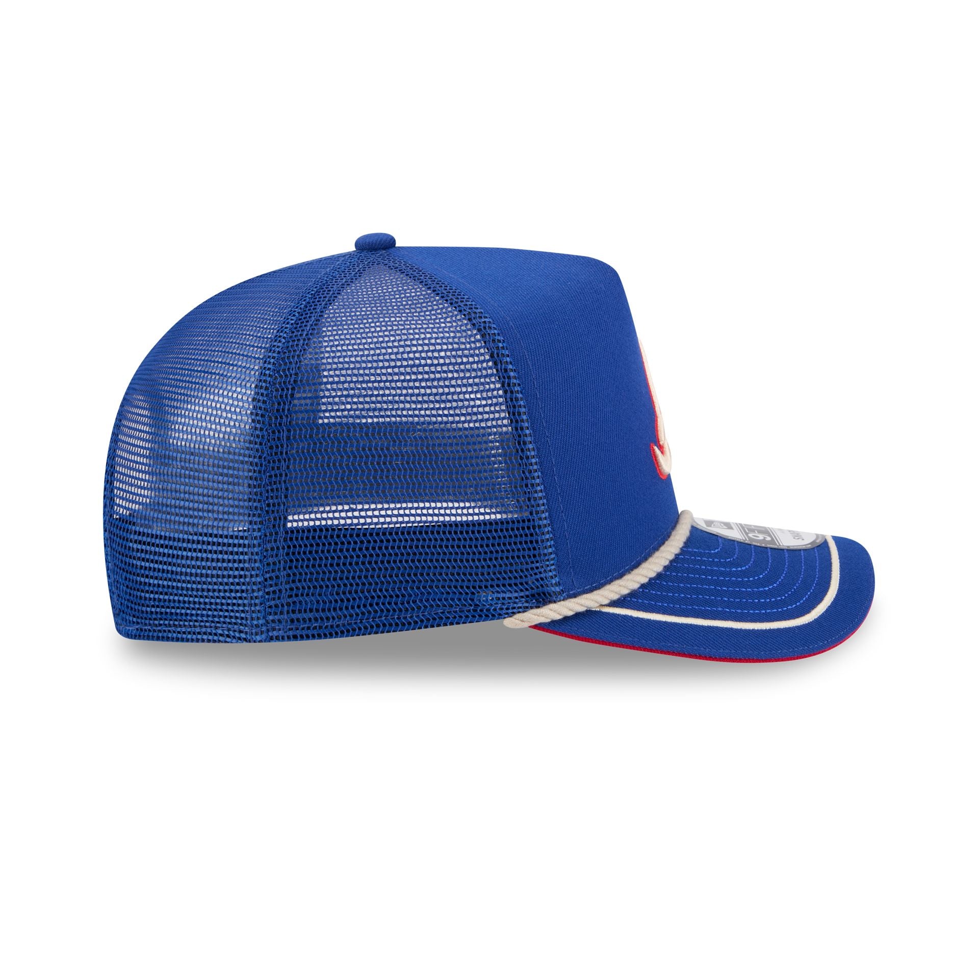 Atlanta Braves Vintage Team Rope 9Fifty A-Frame Trucker - Image 5