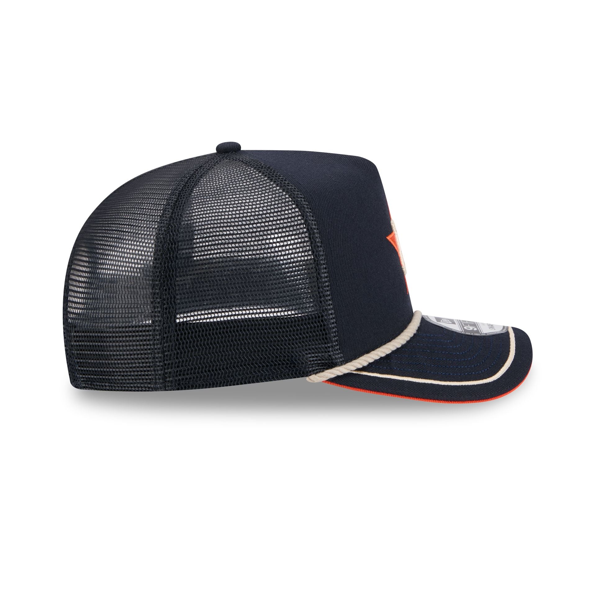 Houston Astros Vintage Team Rope 9Fifty A-Frame Trucker - Image 5