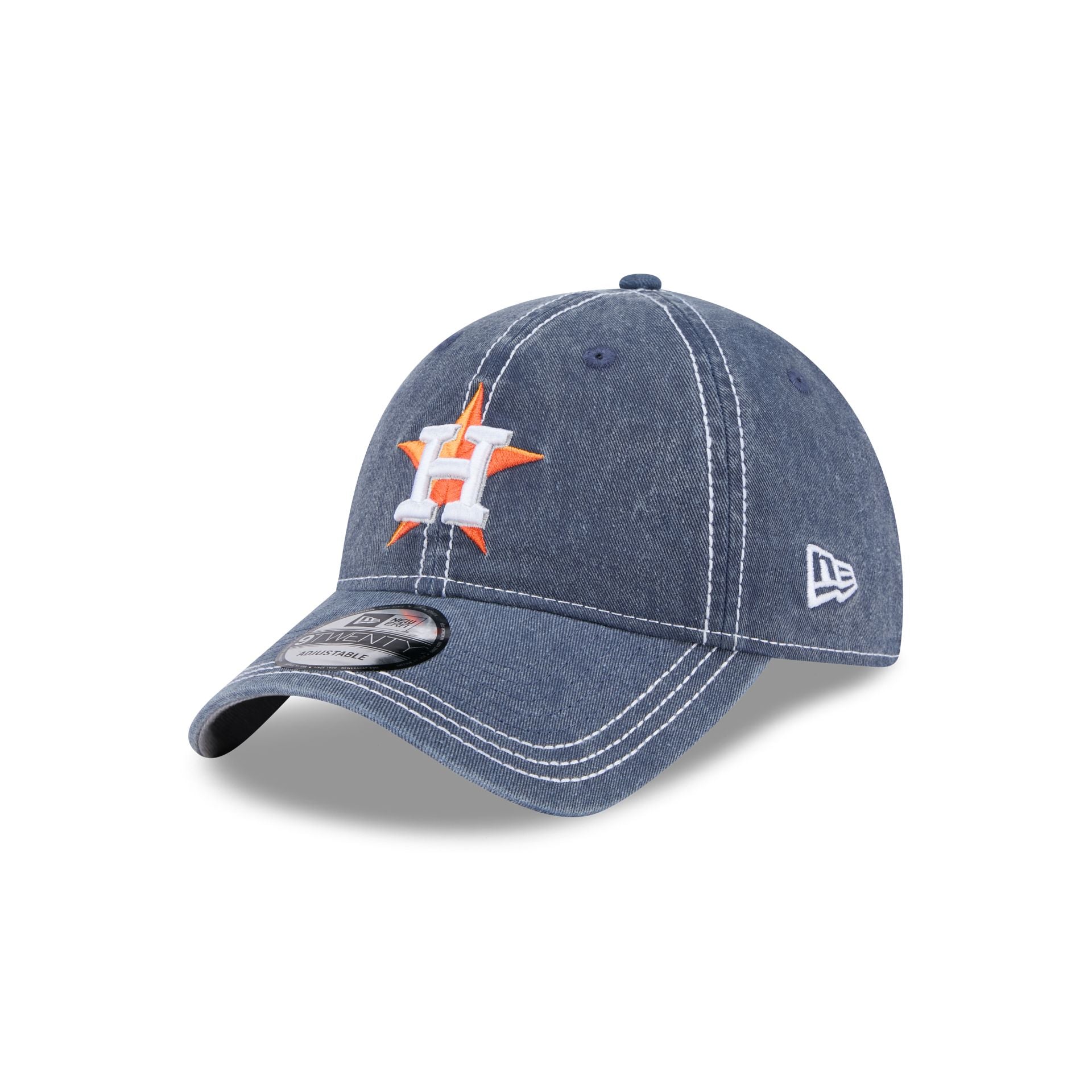 Houston Astros Washed Contrast 9Twenty Adjustable Hat