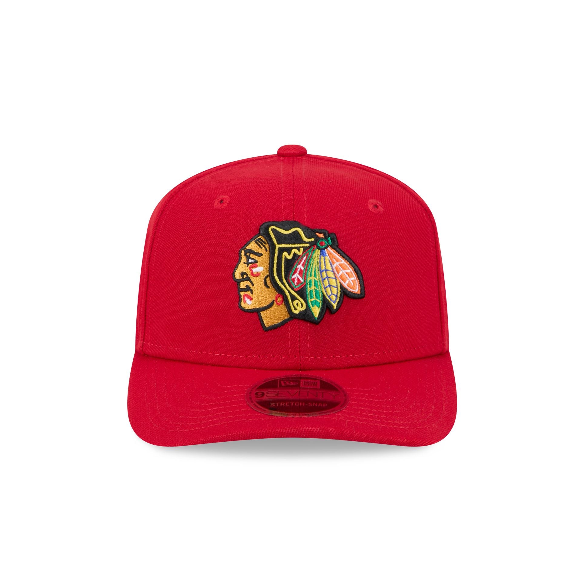 Alternative view of Chicago Blackhawks Red 9Seventy Stretch-Snap Hat