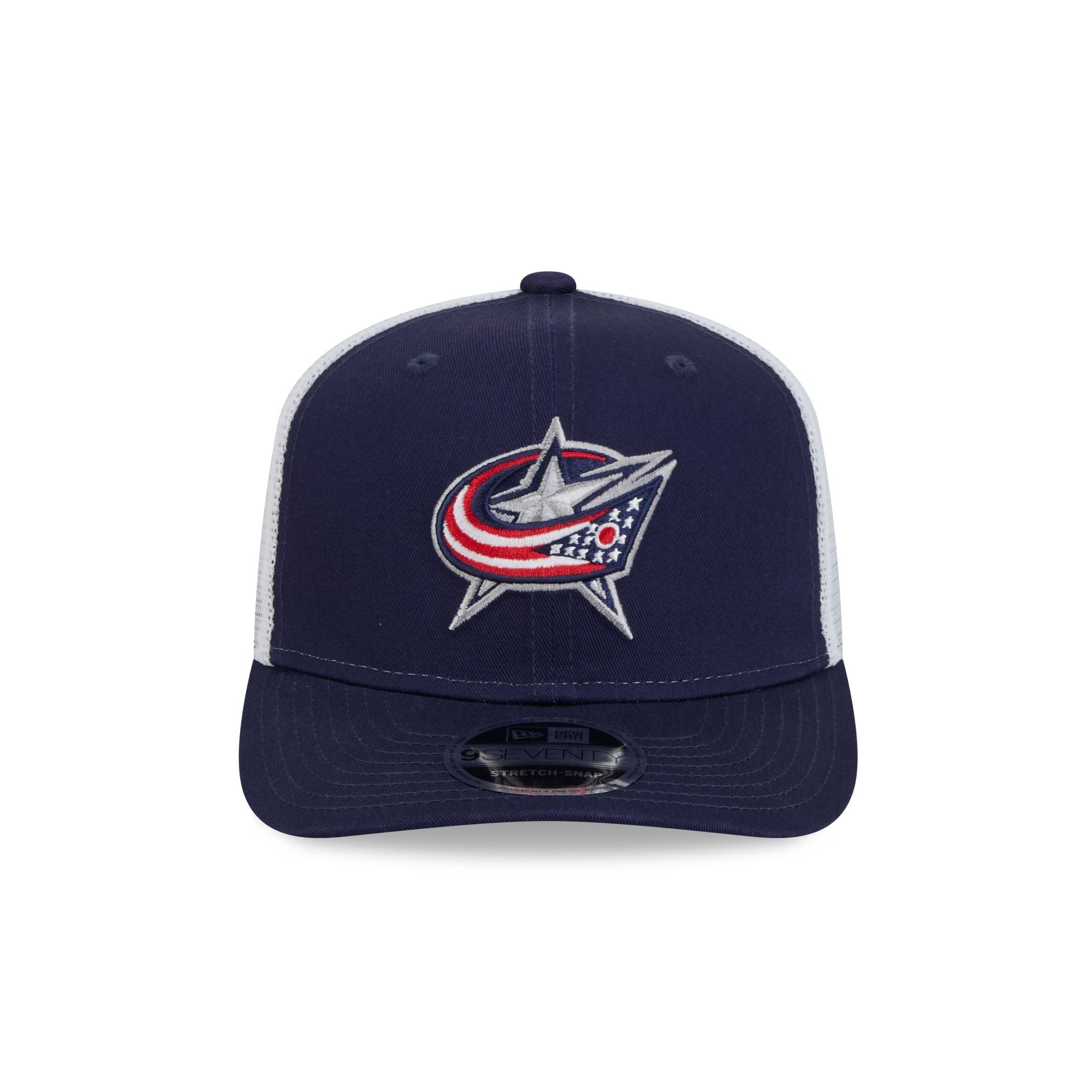 Alternative view of Columbus Blue Jackets Team 9Seventy Trucker Hat