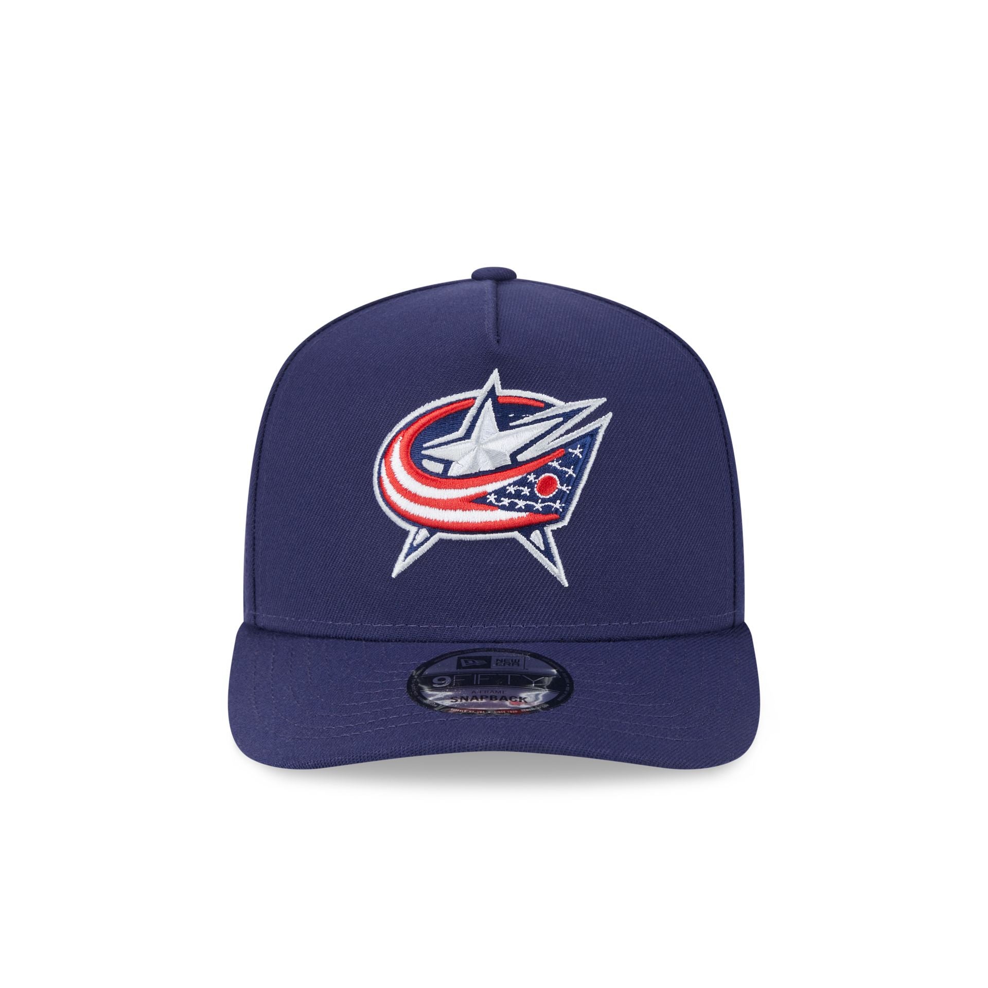 Alternative view of Columbus Blue Jackets Team 9Fifty A-Frame Snapback Hat