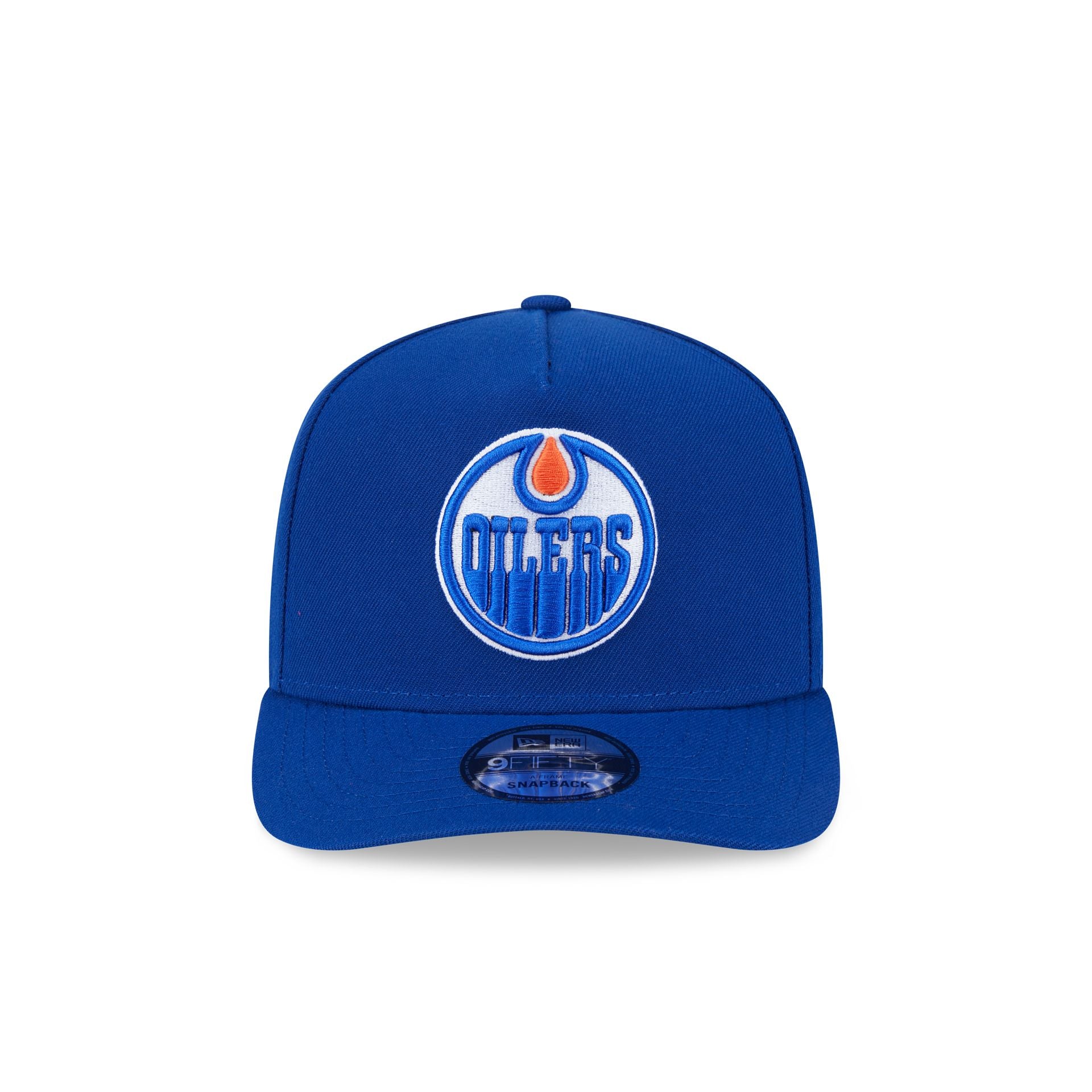 Alternative view of Edmonton Oilers Team 9Fifty A-Frame Snapback Hat